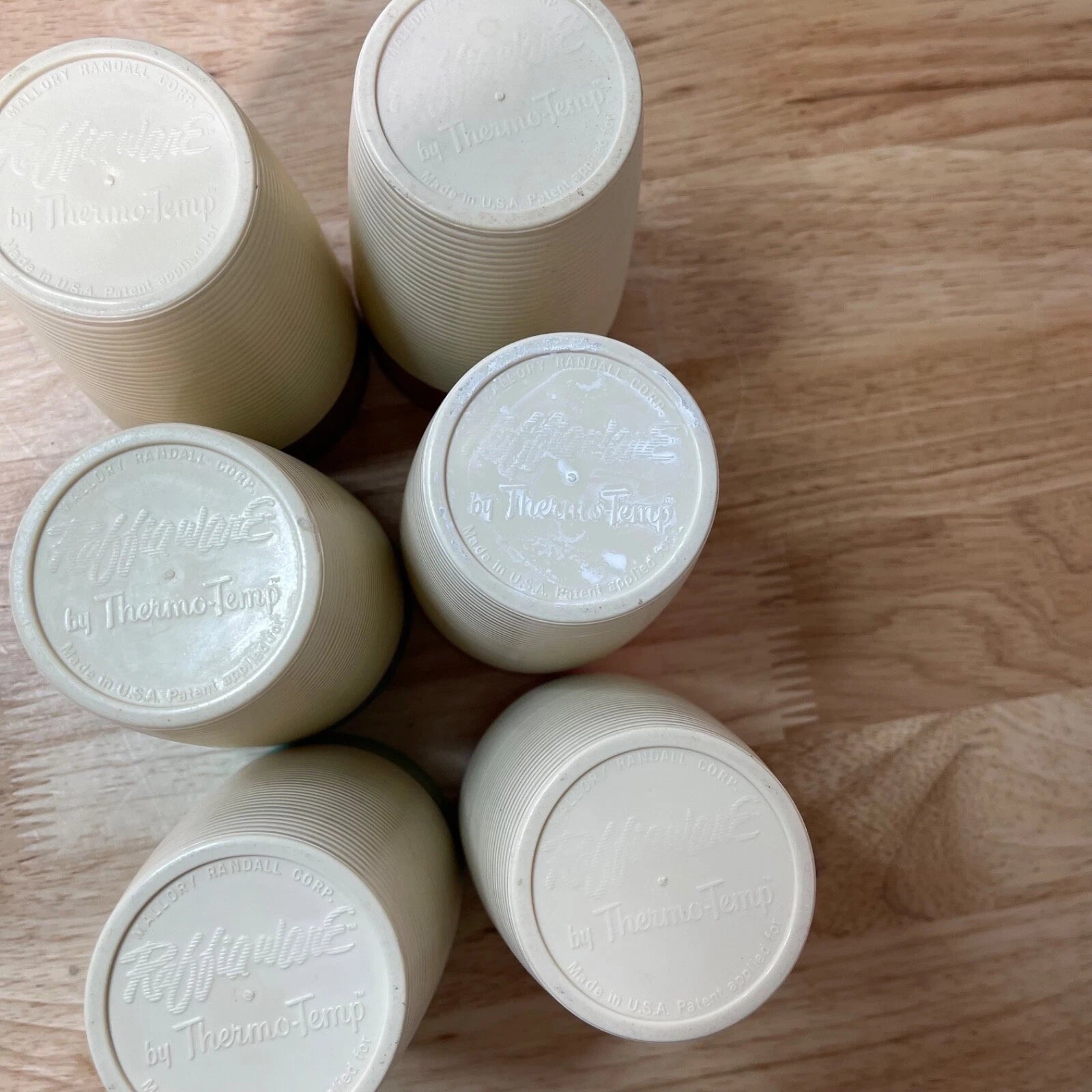 Vintage Thermo-Temp Raffiaware 12 Oz Cups Set of 6 cups | eBay