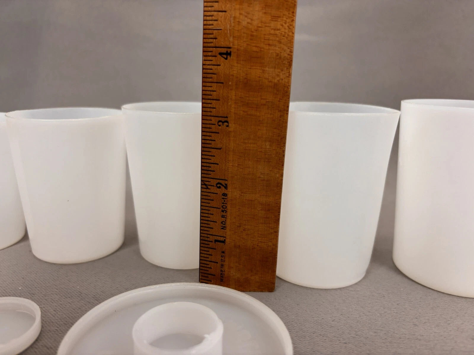 6 piece Plastic Nesting Nested Tumbler Cups Set w/ Pill Container in Storage Lid | eBay