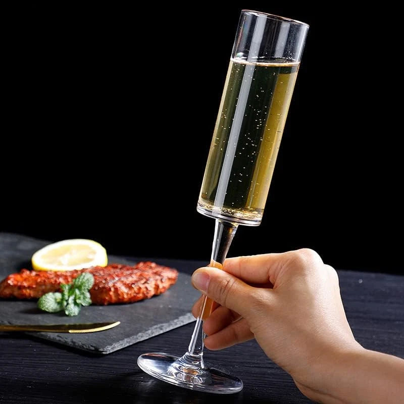 Set of 8 Acrylic Champagne Flutes, 6 Oz Unbreakable Champagne Glasses Reusable C | eBay