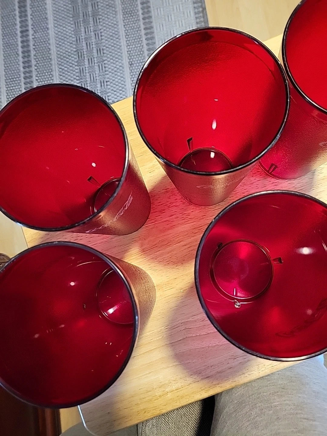 (6)Vintage Coca Cola 32 oz Red Plastic Model 5232 Restaurant Cups Carlisle Ok | eBay