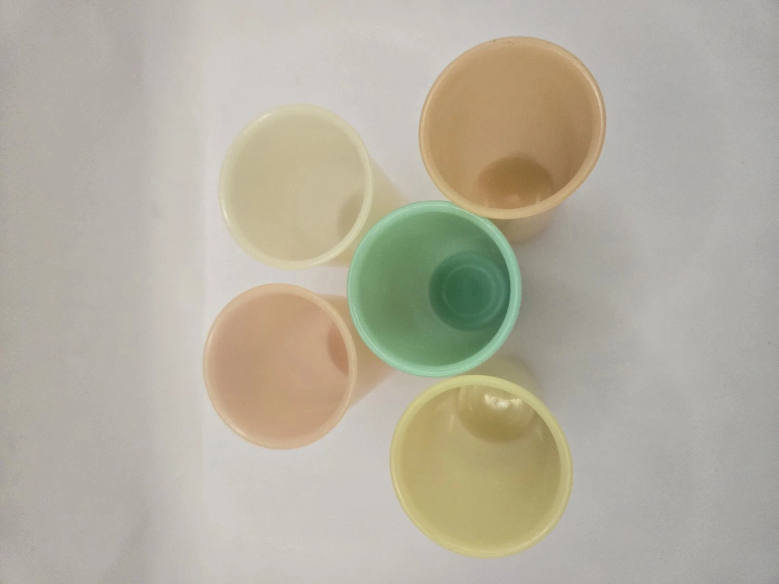 Tupperware Pastel 6oz Juice Tumblers 117-13 Set Of 5 Vintage Tupperware | eBay