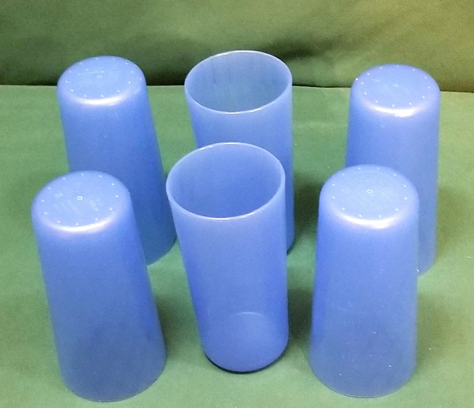 Set of 6-Tupperware 2 Jazzy Celebration 14 Oz Geo-Embossed Tumblers Blue | eBay