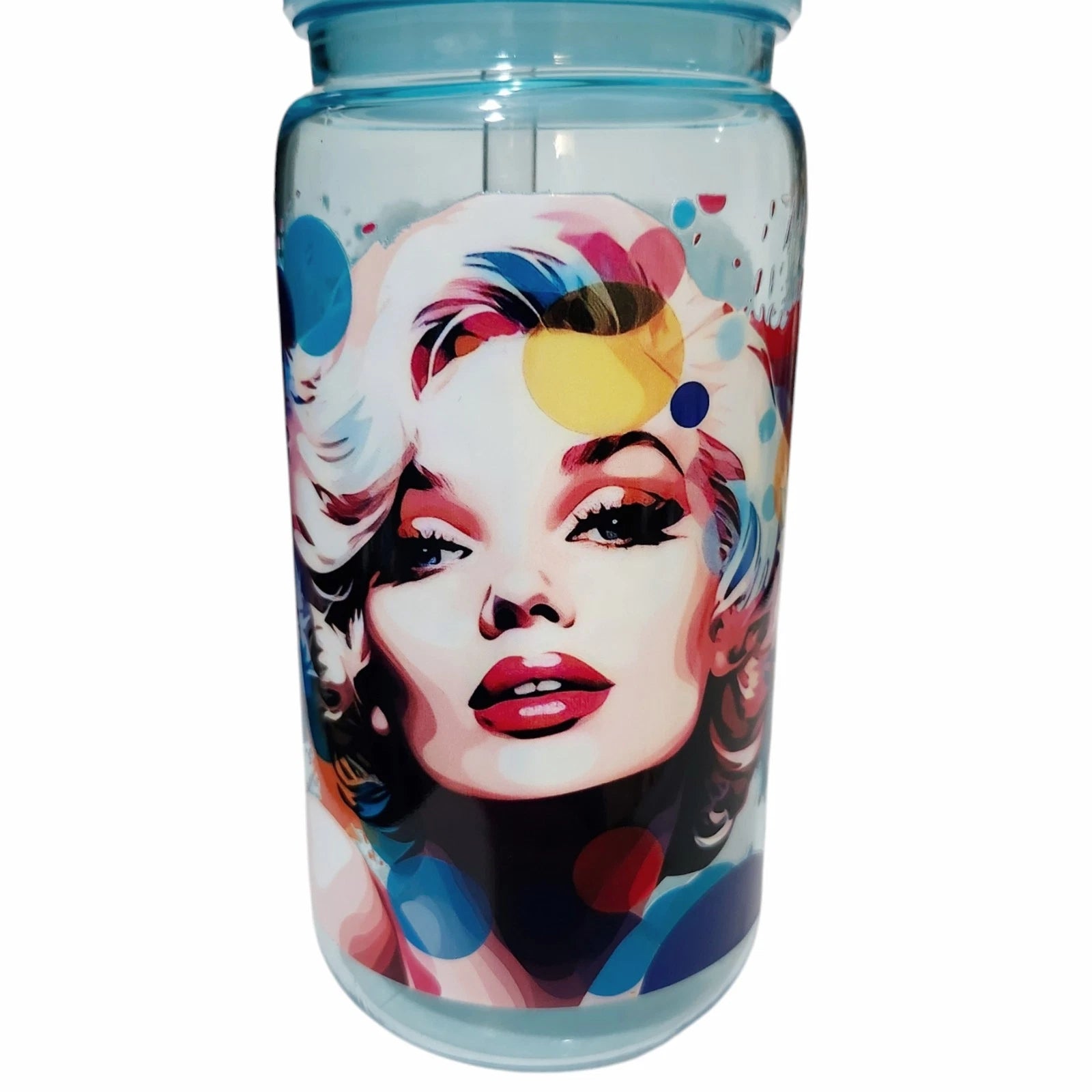 Marylin Monroe Inspiring Words Fashion Acrylic Plastic Tumbler Cup 16oz Blue | eBay
