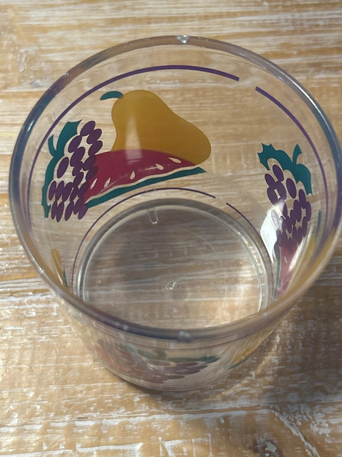 Vintage Acrylic 4" Fruit Pattern Tumblers (set of 6) | eBay