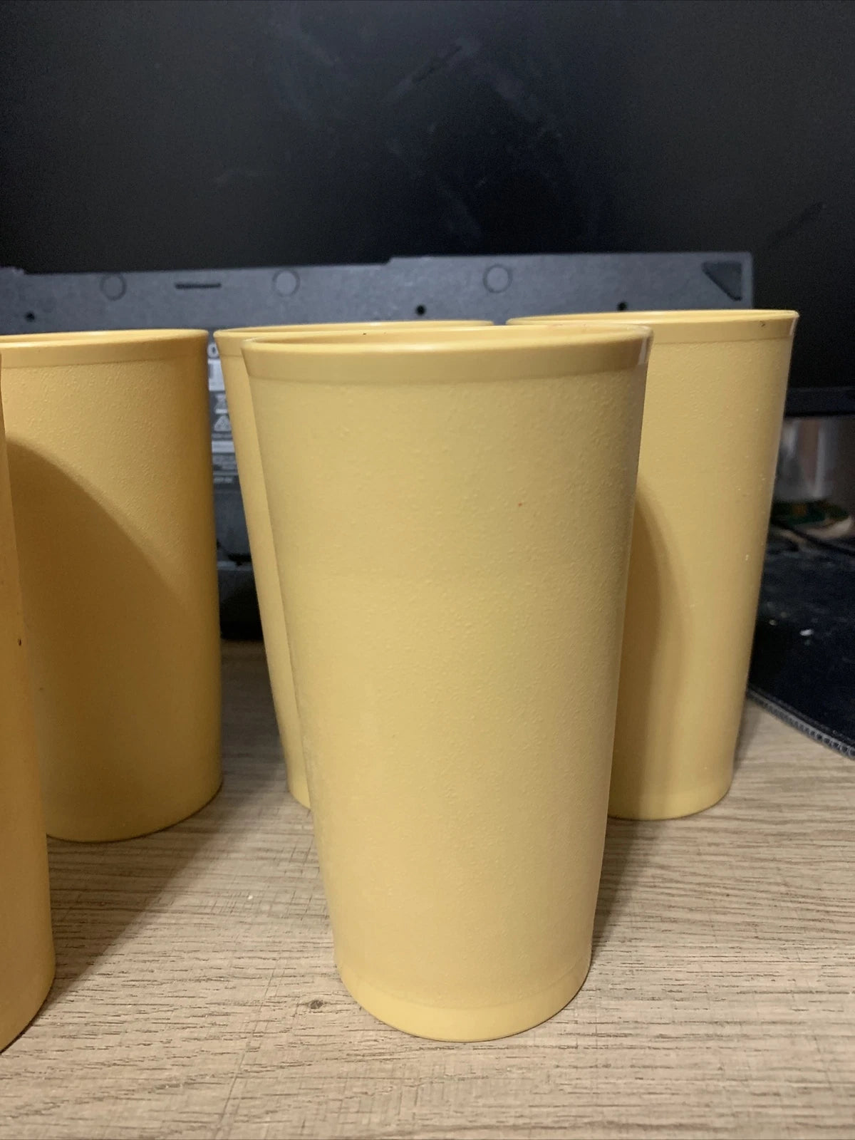 Tupperware Tumblers Set of 6 Harvest Gold 873 Vintage 1970s 12 oz #873-38 | eBay