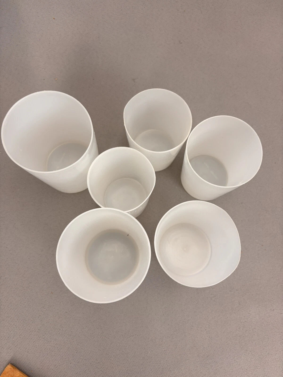 6 piece Plastic Nesting Nested Tumbler Cups Set w/ Pill Container in Storage Lid | eBay