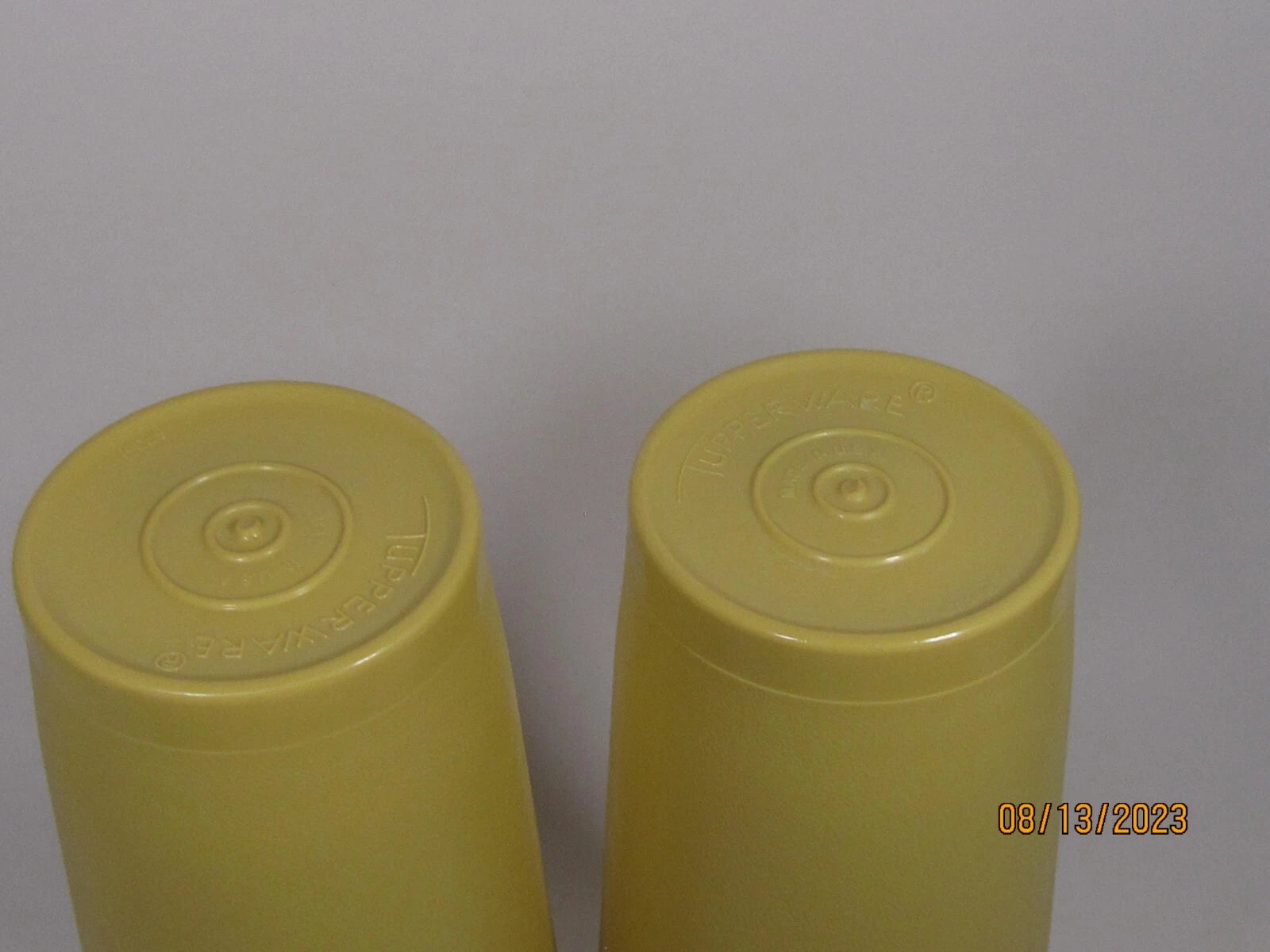 Tupperware Glasses . 873-1,4,5,6. 12 fl oz. Set of 6 in yellow. | eBay