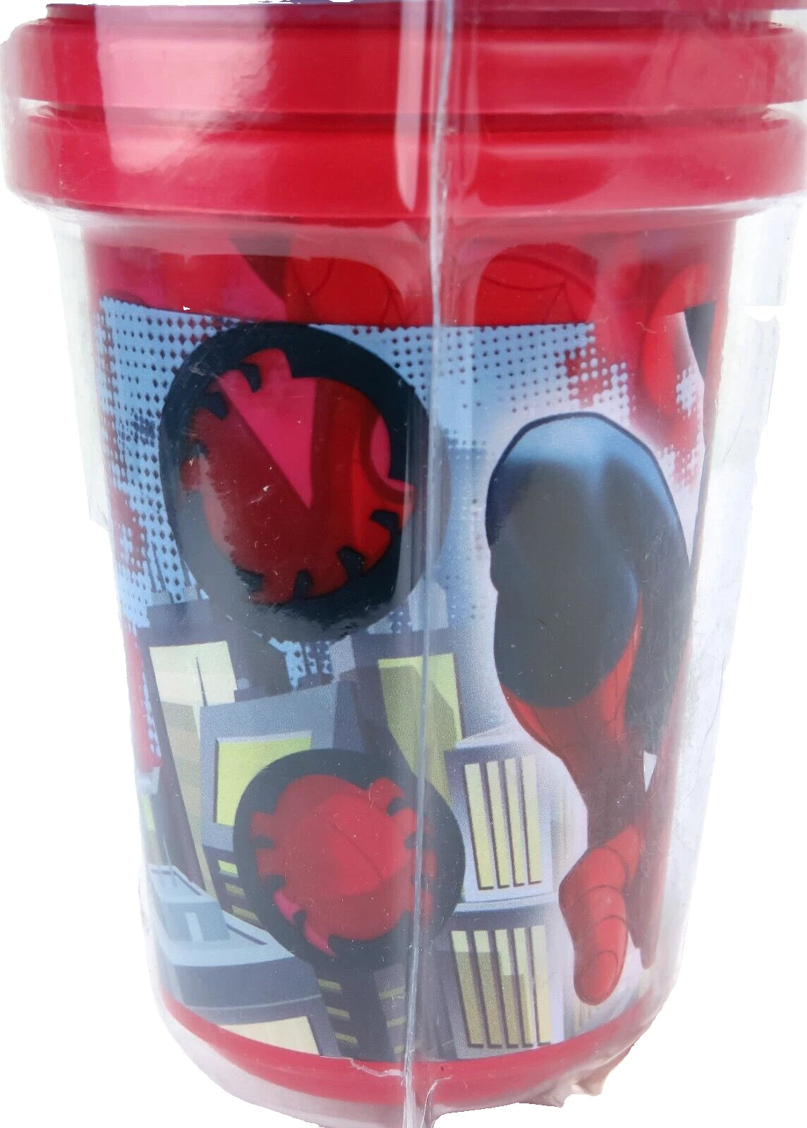 Marvel Spider-Man 3-Pack 10oz Reusable Kids Sippy Cups W/Lids/Straws BPA Free | eBay