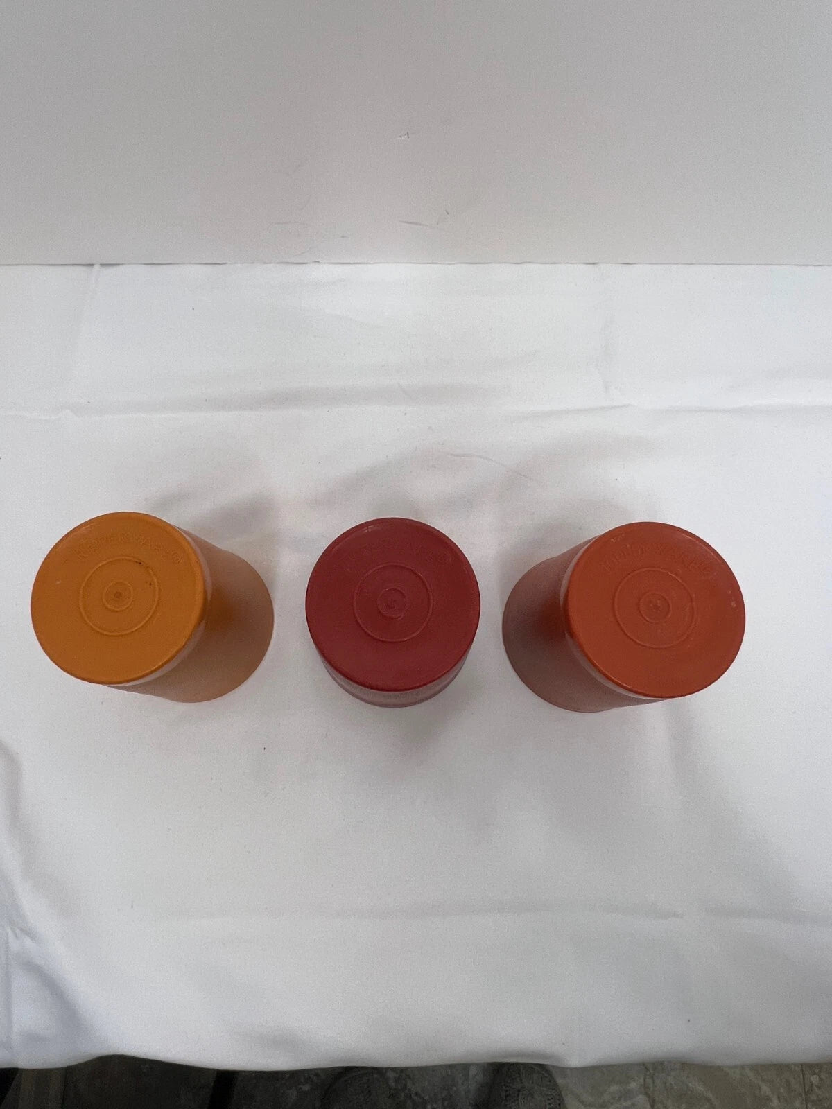 Vintage Tupperware 6oz Juice Cups Set Of 3 Stackable | eBay