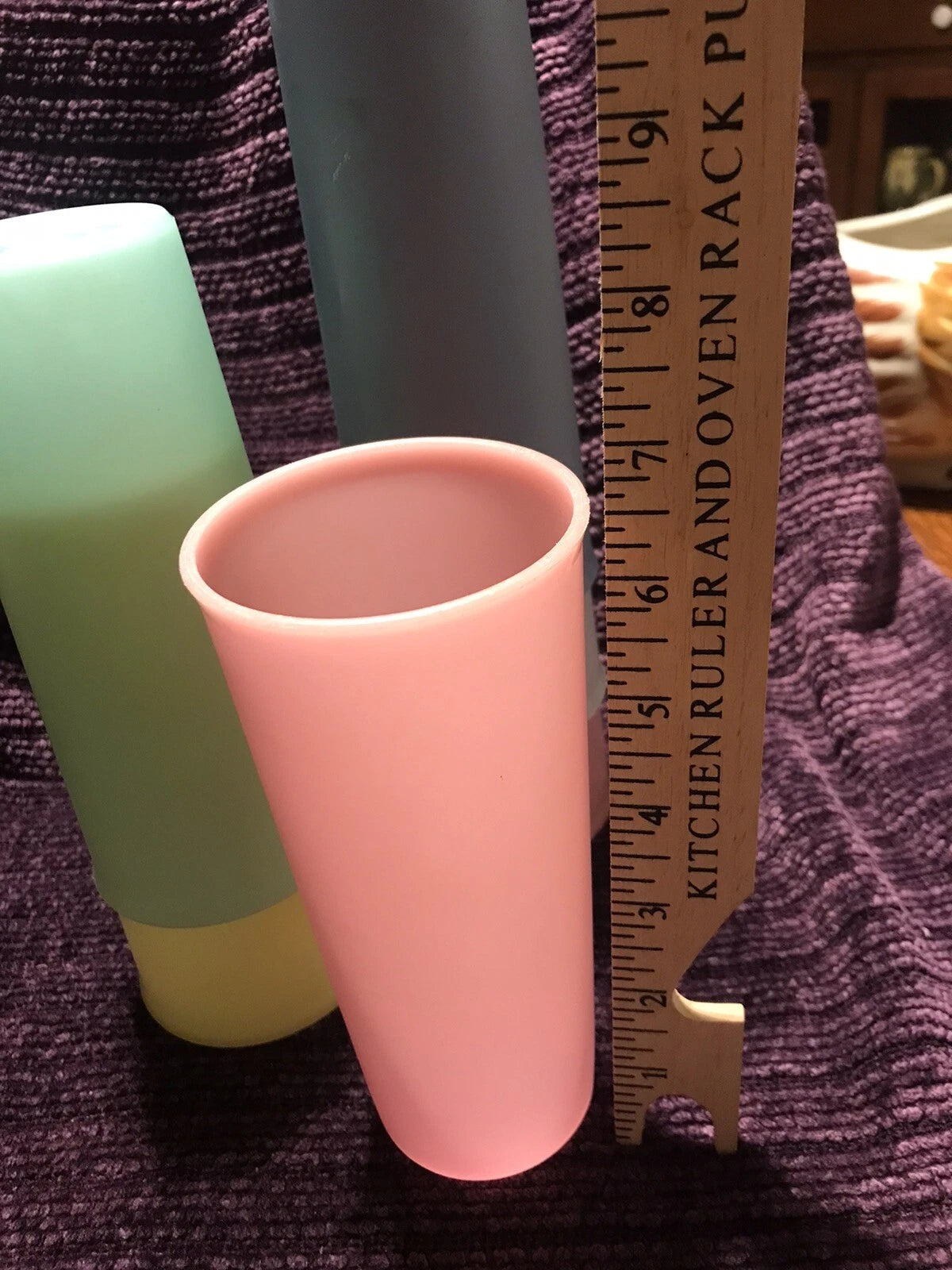 Tupperware Pastel 16 oz Tumblers Vintage Stock Set of 6 READ DESCRIPTION | eBay