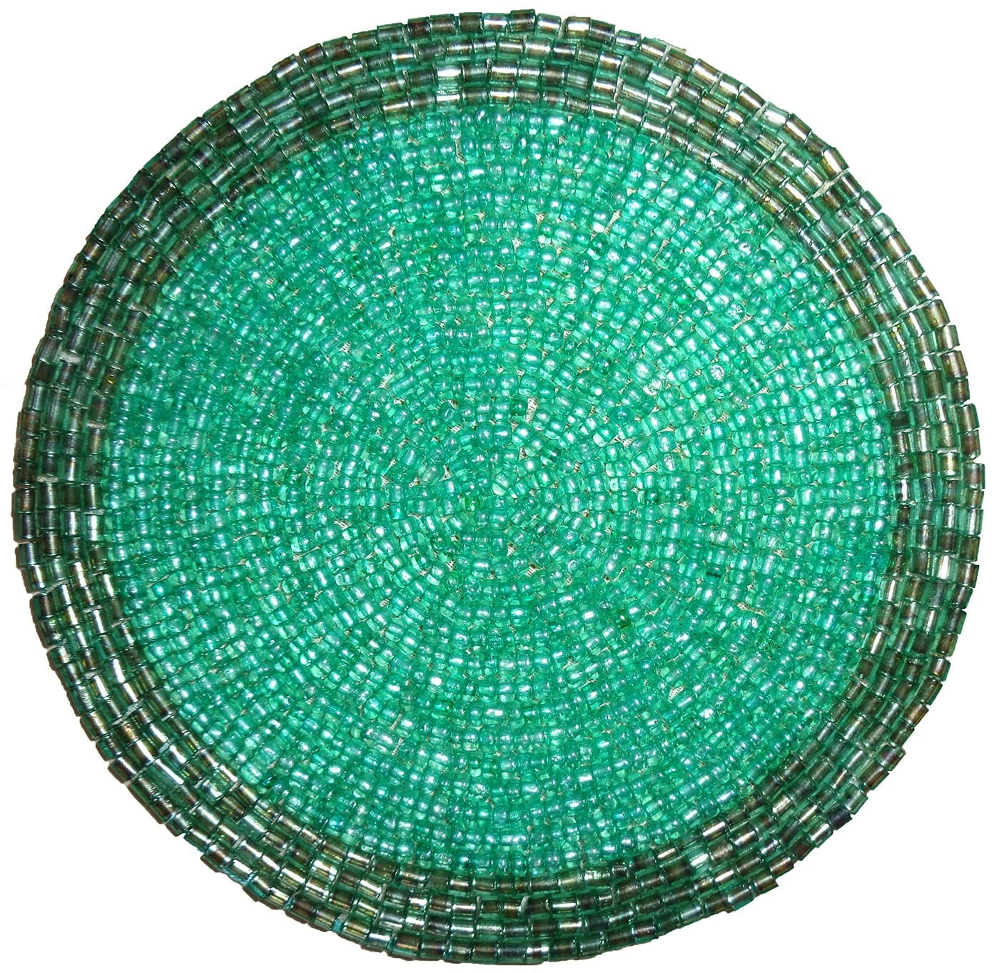 Set of 6 green crafted coasters Matte Finish drink coaster hand beaded coasters | eBay