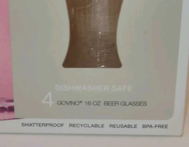 Govino 16 OZ Go Anywhere Beer Glasses 4 PACK Shatterproof BPA Free Made in USA | eBay