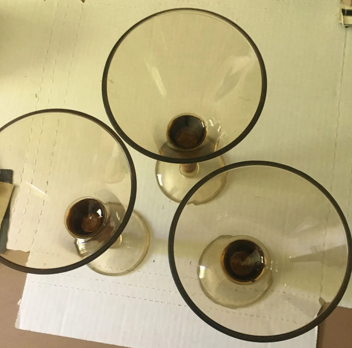 Set Of 6 Outdoor Glasses - 3 Martini/3 Margarita - Wrapped Stems | eBay