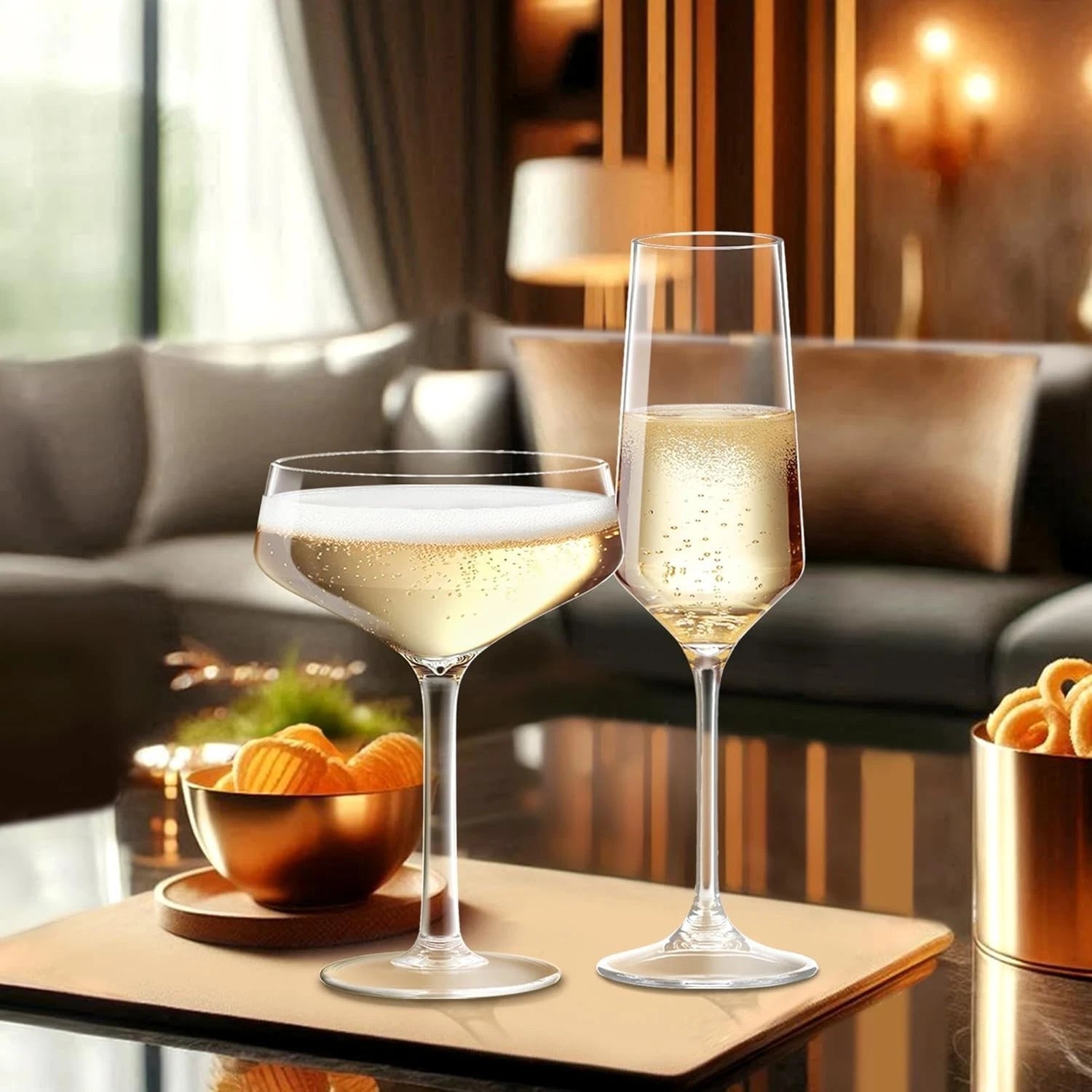 Stella 8oz Unbreakable Tritan Champagne Flutes Set of 6 BPA-Free Dishwasher Safe | eBay