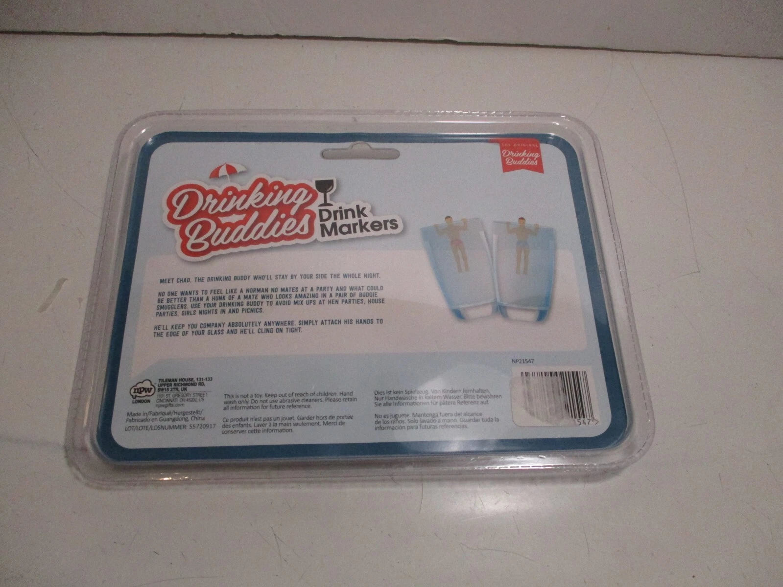 Drinking Buddies Drink Markers Set of 6 Muscle Men NEW in Package | eBay