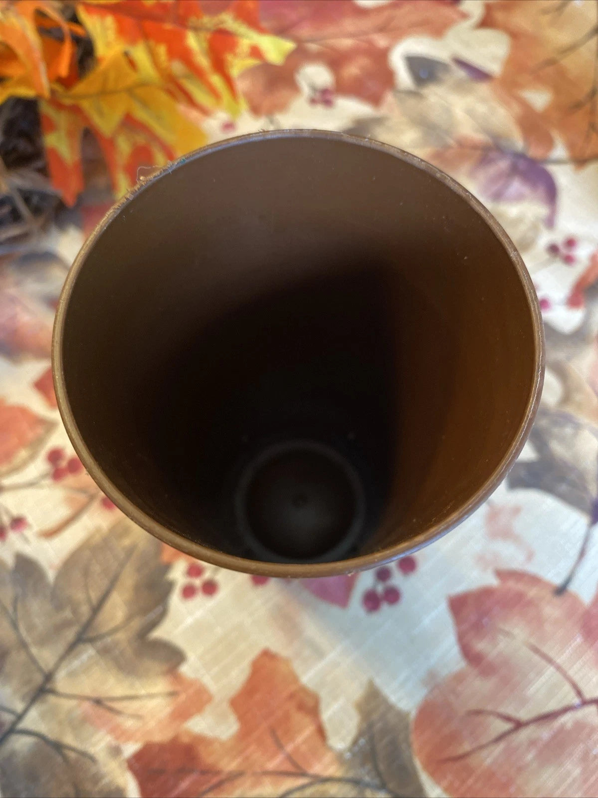 Vintage Gold Mushrooms 1970s Brown Plastic Cups Set of 4 NASCO Tumblers | eBay