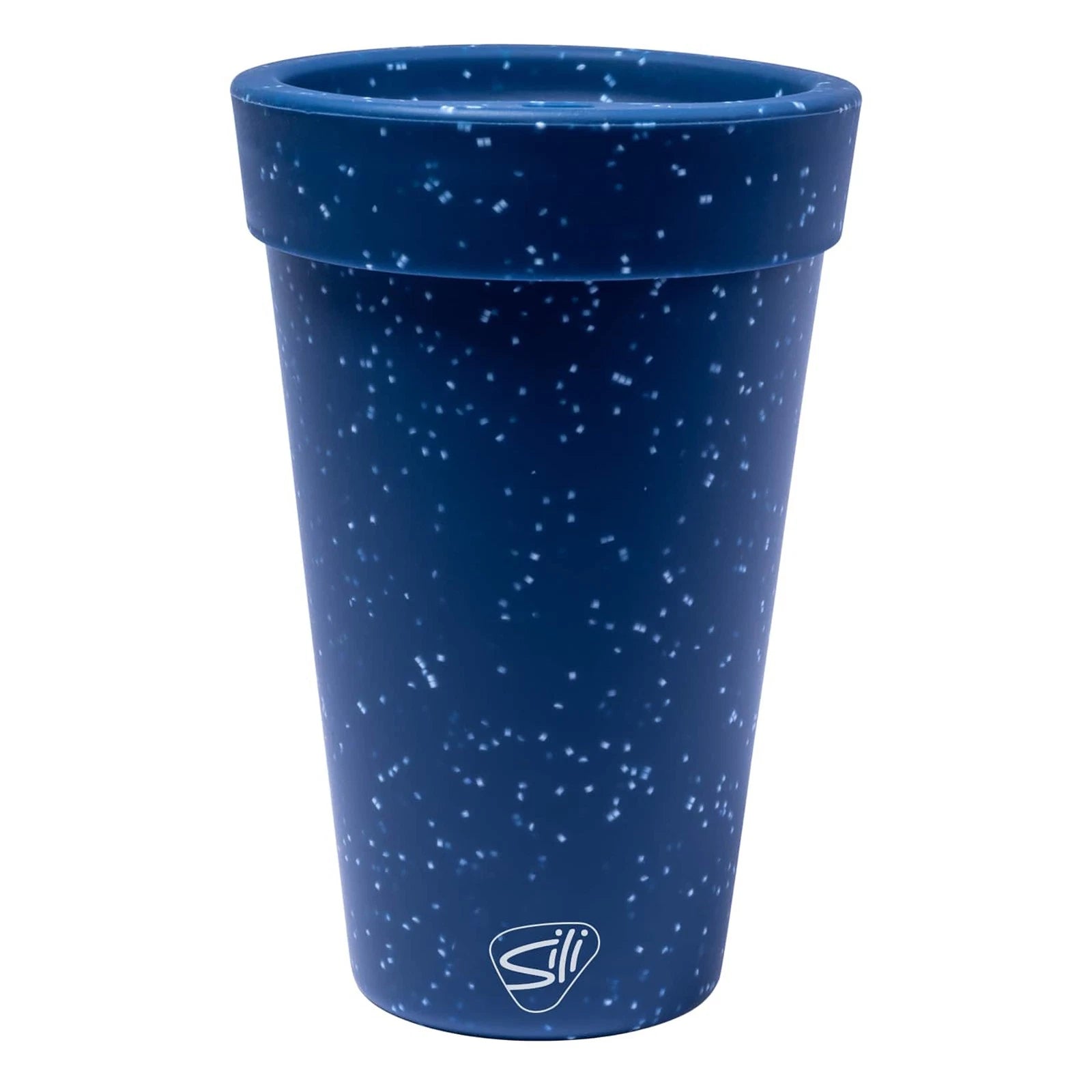 Silipint: Silicone 16oz Coffee Tumblers 2 Pack Blue Speckled - Unbreakable Cups | eBay