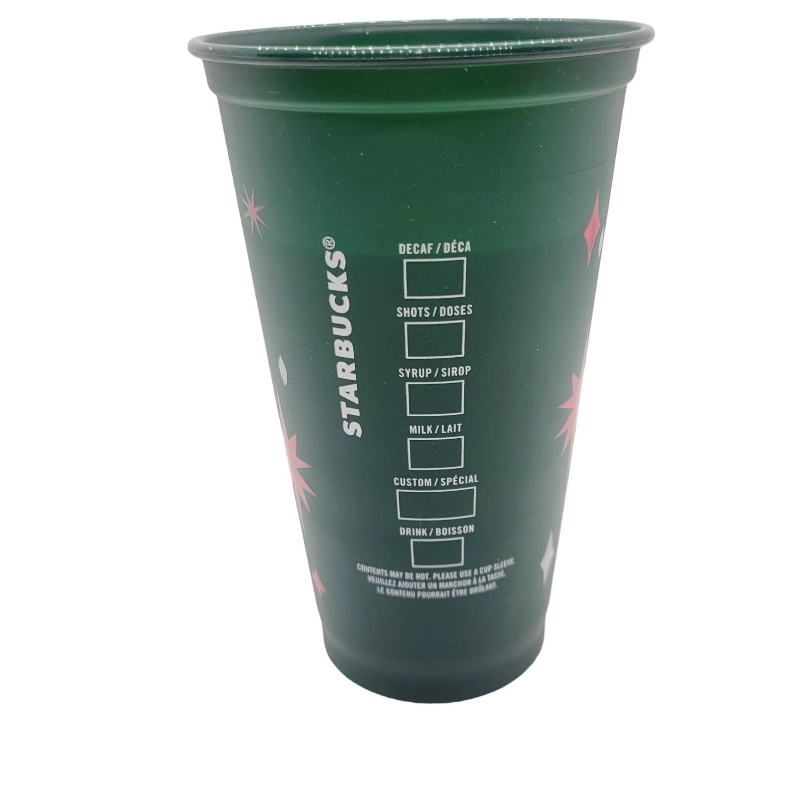 6 Starbucks 2022 Holiday Glasses Color Changing Reusable Cold Hot 16oz Plastic | eBay