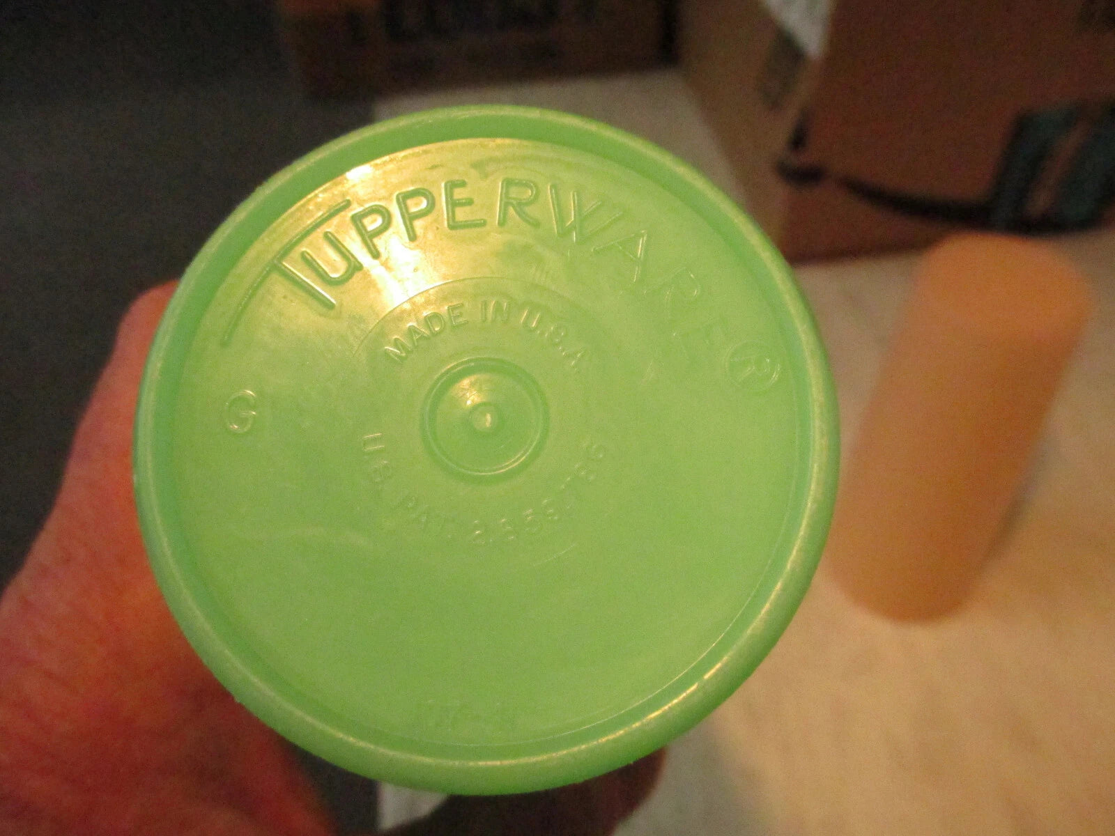 Set of 2 Vintage Pastel Tupperware Glasses Tumblers "G" Peach Green 6 1/2 inch | eBay