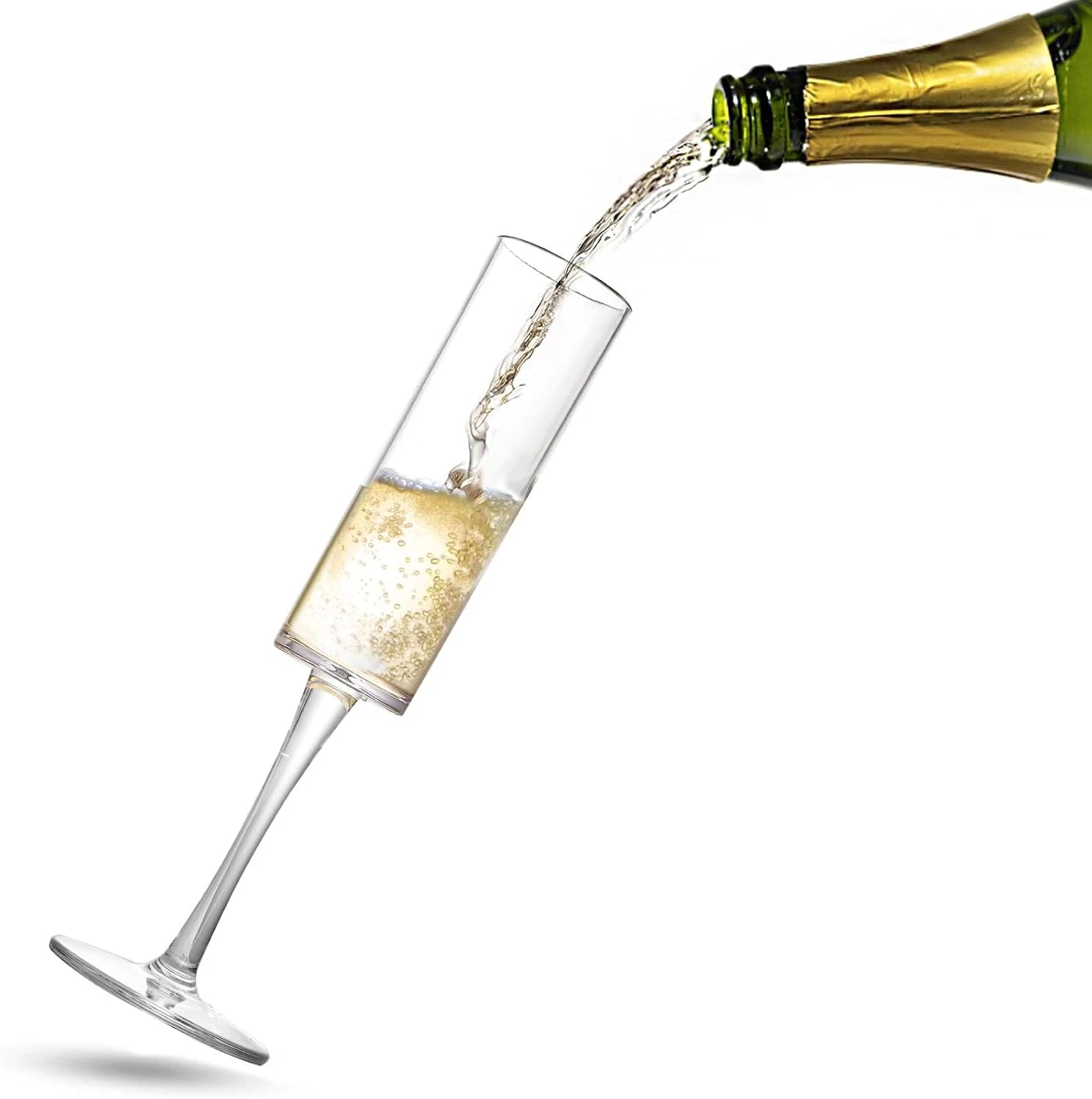 Set of 8 Acrylic Champagne Flutes, 6 Oz Unbreakable Champagne Glasses Reusable C | eBay