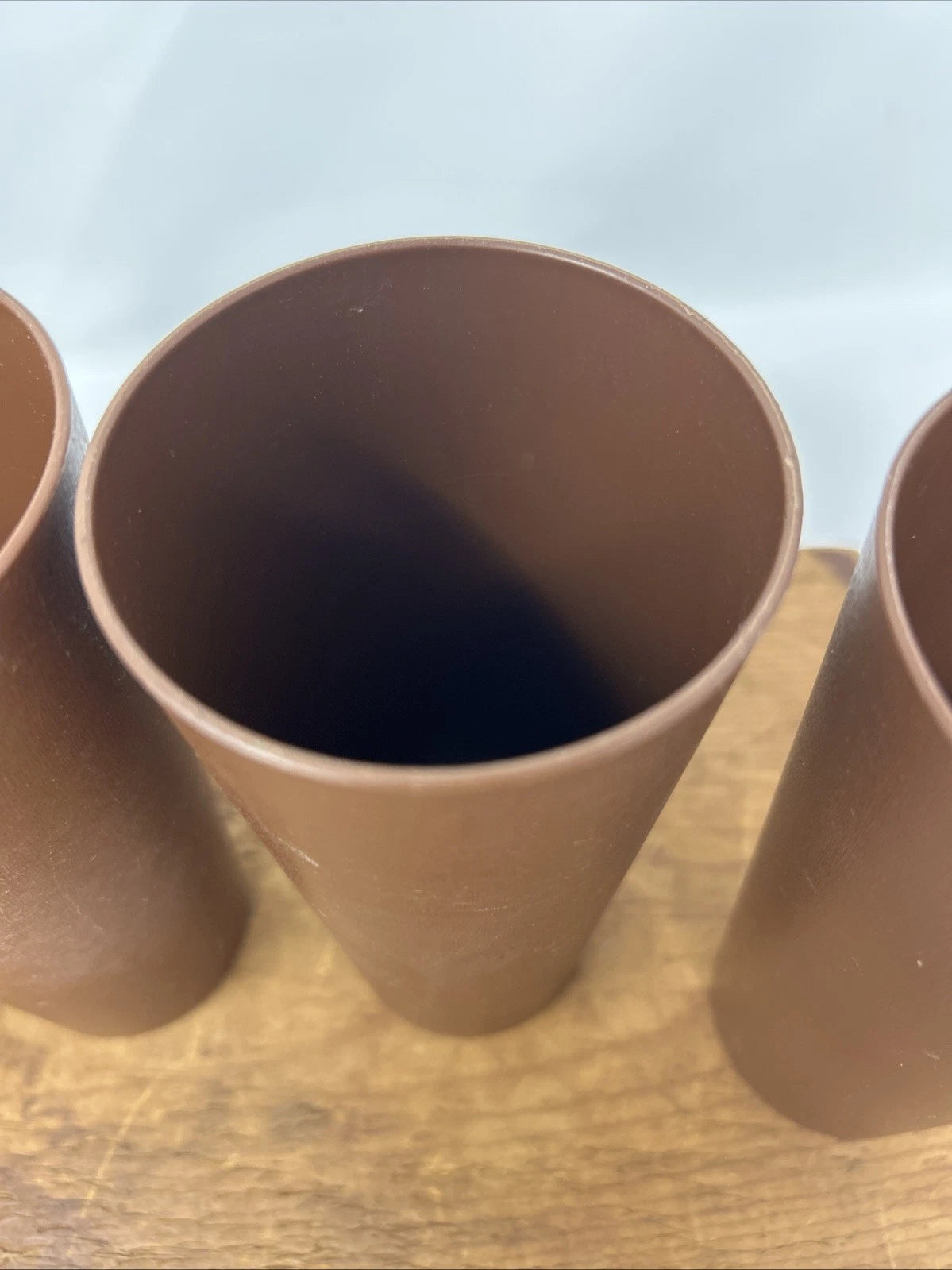 Vintage NASCO 1970s Mushrooms Brown Plastic Cups Set of 5 Tumblers | eBay