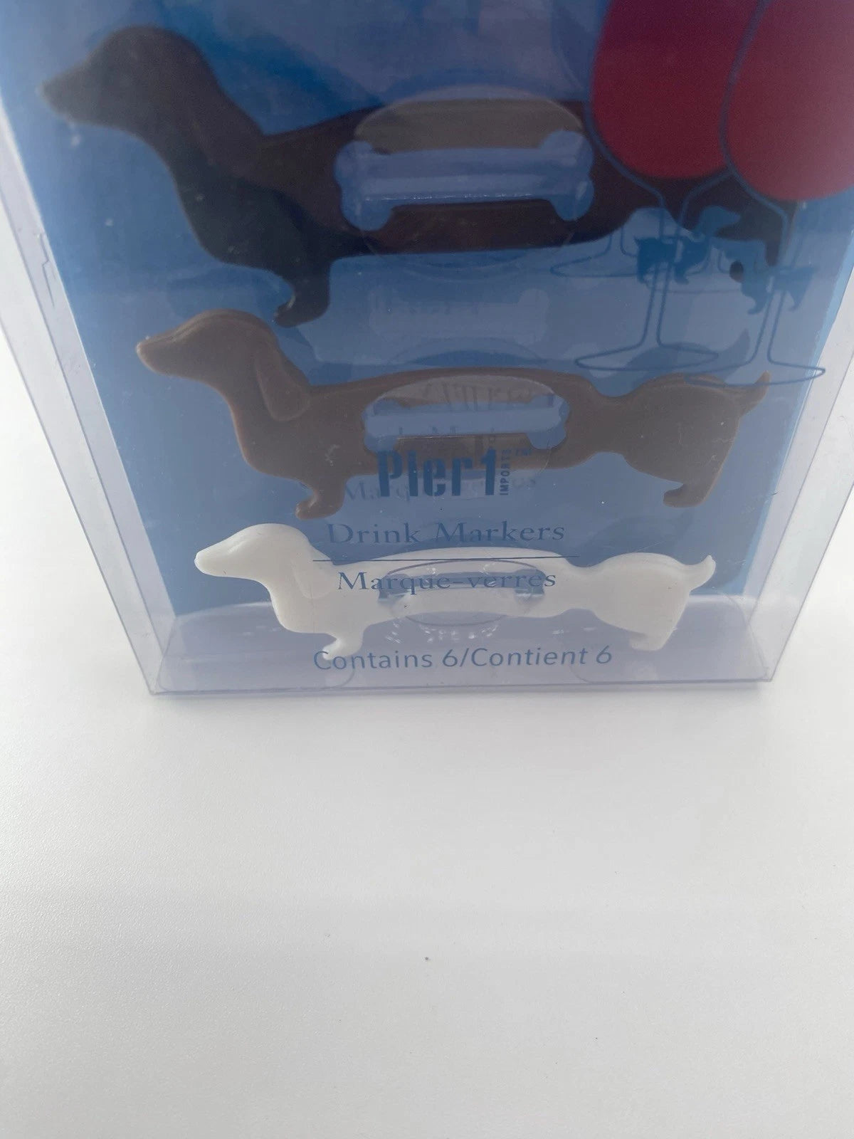 Pier 1 Imports Dog Drink Markers Party Dachshund Weiner Dog Set of (6) | eBay