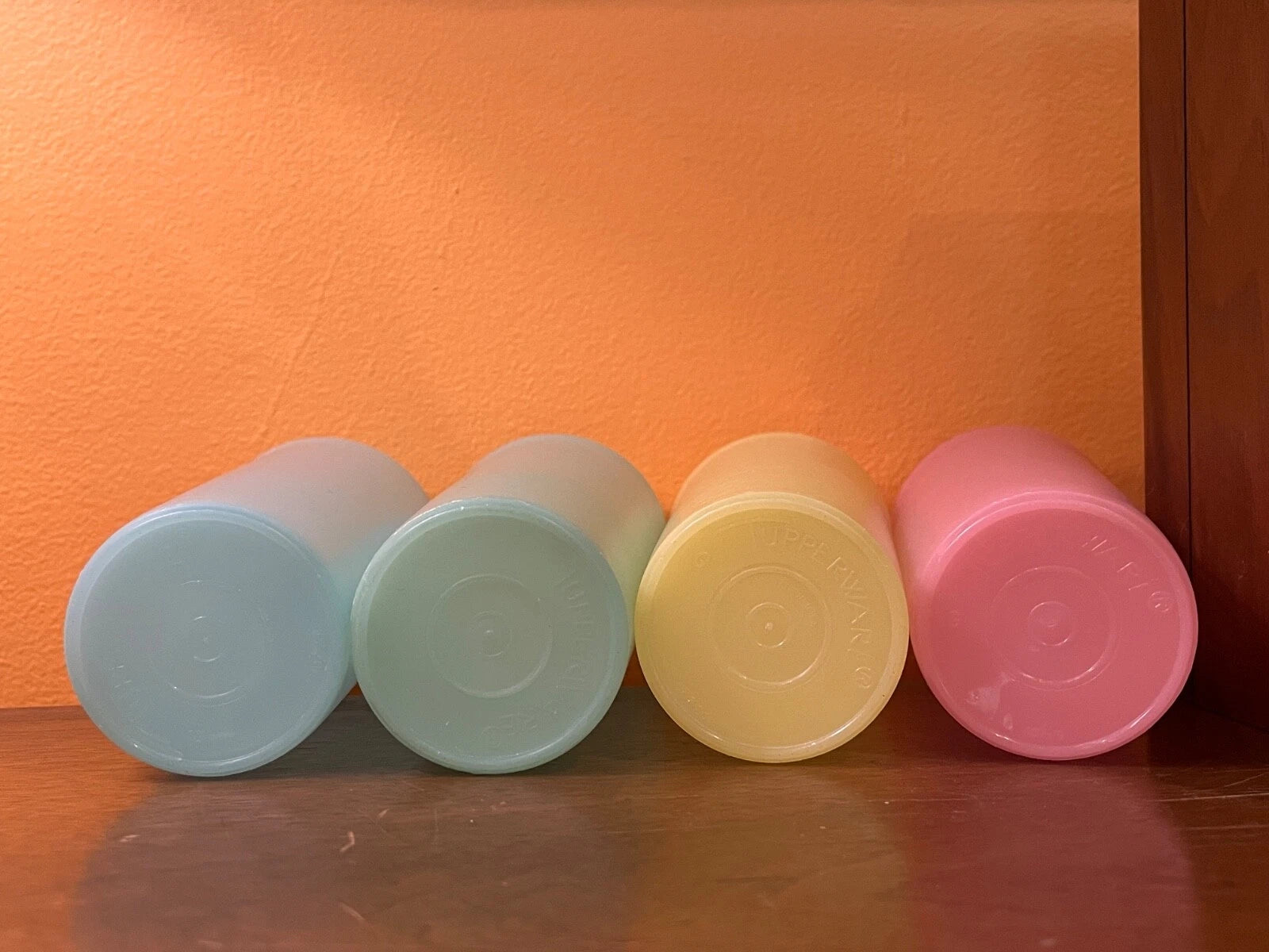 Vintage Tupperware 16 oz Pastel Tumblers #107 Set of Four | eBay