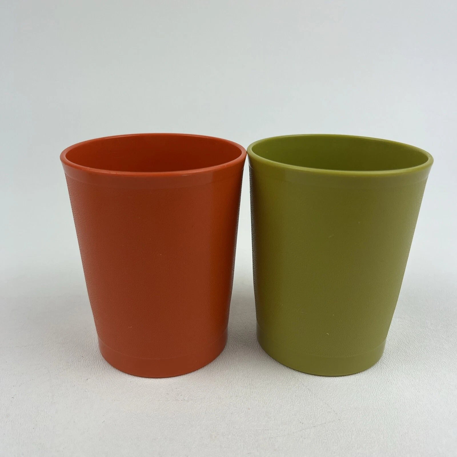 6 VTG Tupperware 1251 Plastic Cups Tumblers Kids Harvest Red Orange Green YLW | eBay