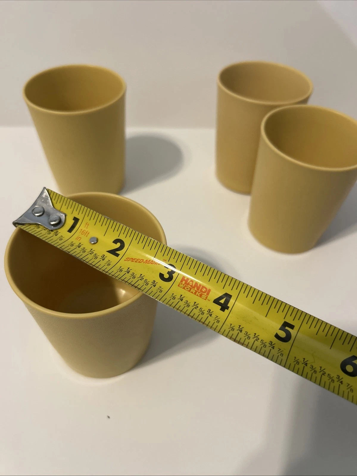 Vintage Tupperware Tumblers 6 oz. Juice Cups Harvest Gold #1251 - Set of 4 | eBay