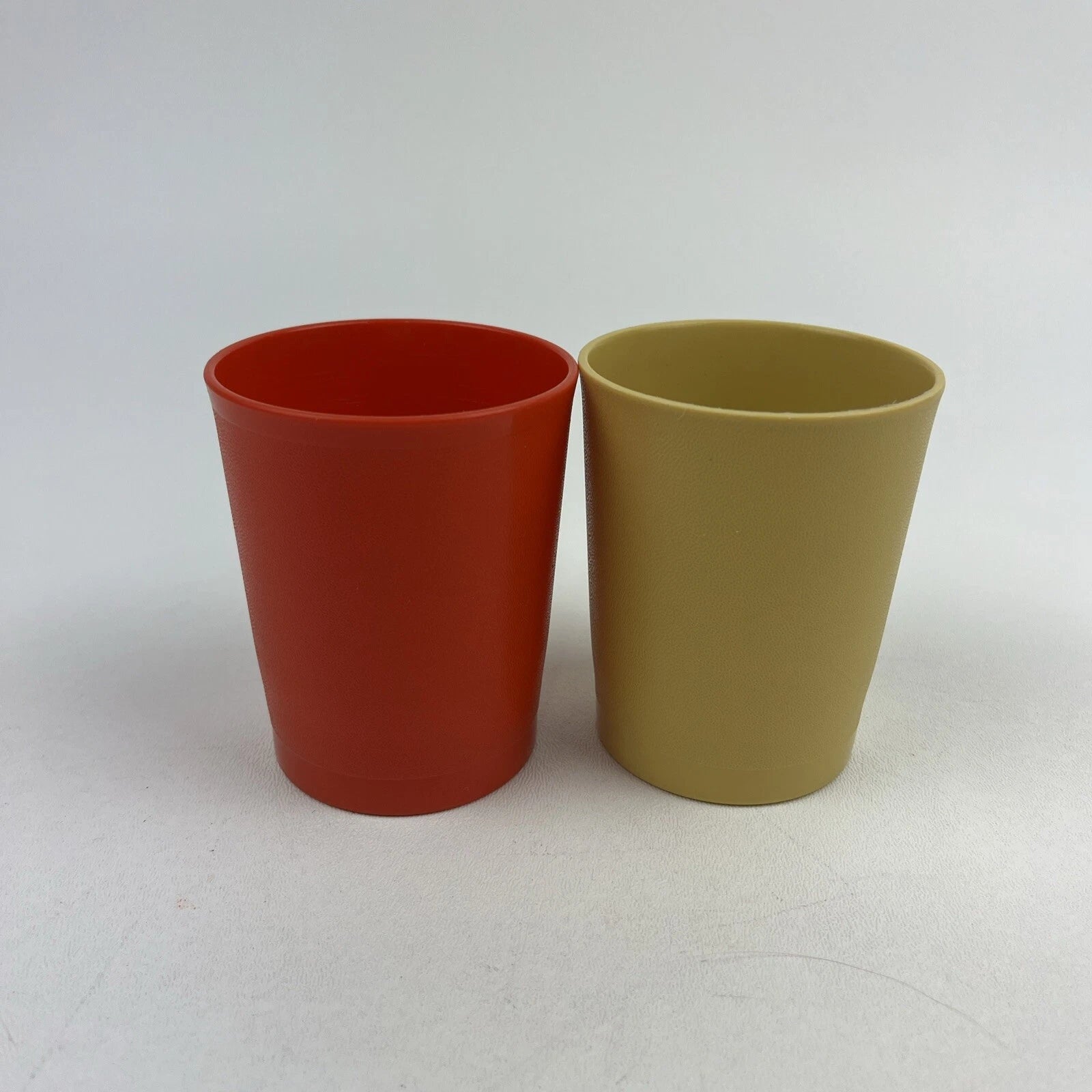 6 VTG Tupperware 1251 Plastic Cups Tumblers Kids Harvest Red Orange Green YLW | eBay
