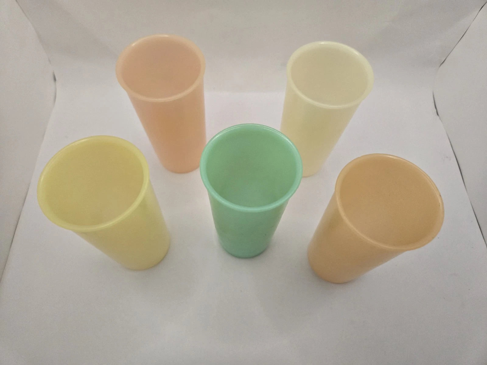 Tupperware Pastel 6oz Juice Tumblers 117-13 Set Of 5 Vintage Tupperware | eBay