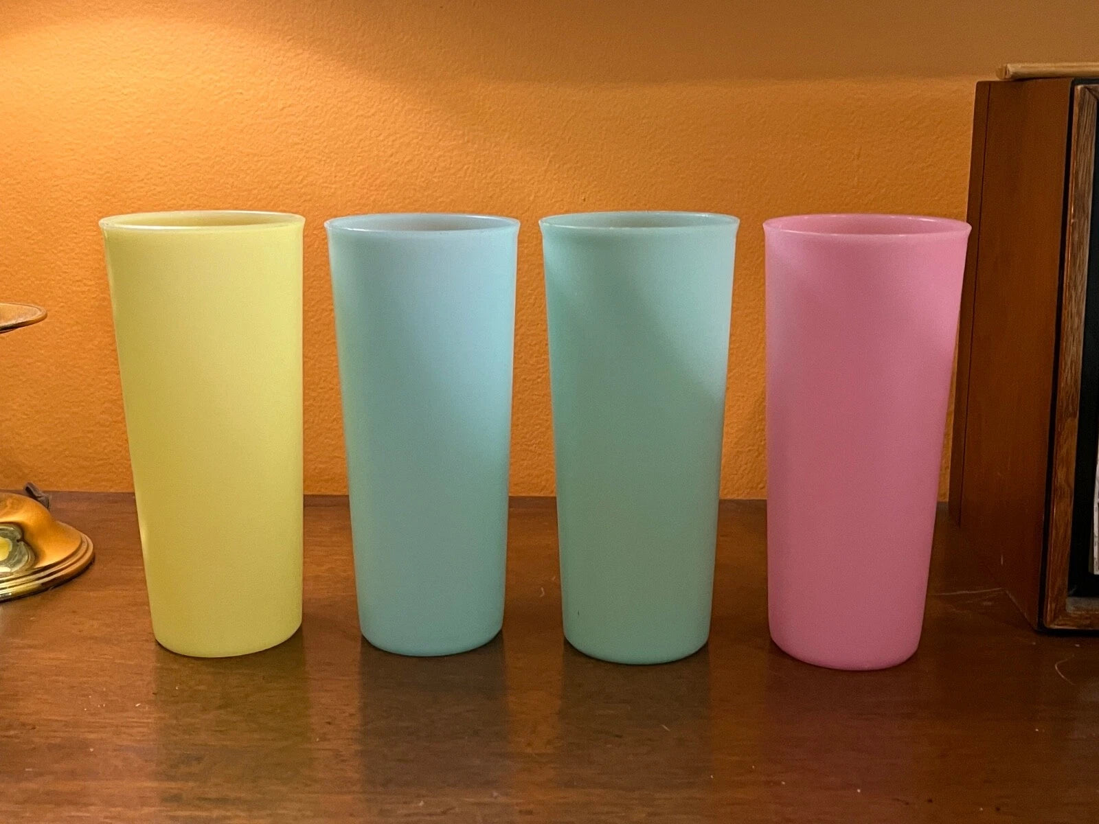 Vintage Tupperware 16 oz Pastel Tumblers #107 Set of Four | eBay