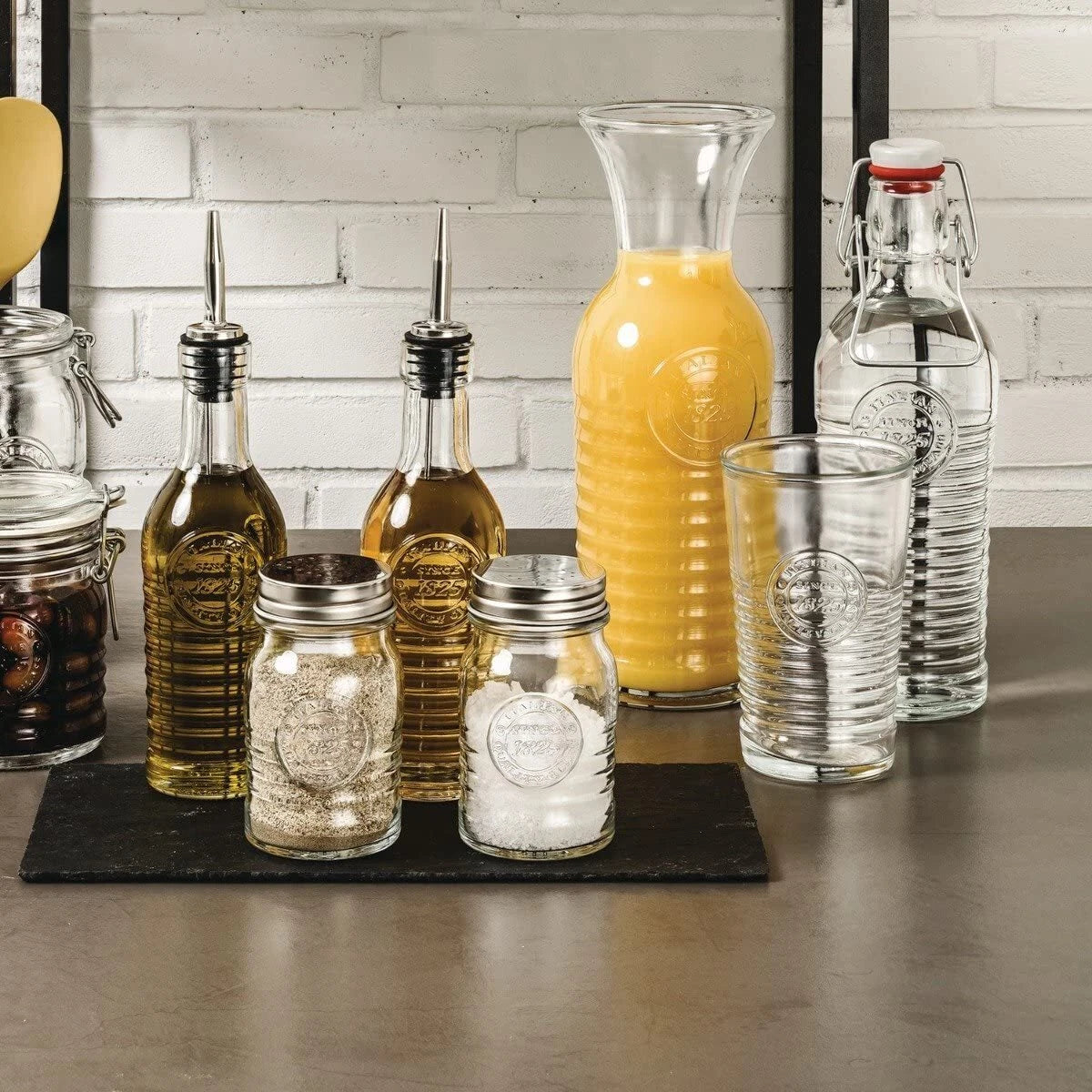 Officina1825 Clear Water Glasses Set of 6 11oz Durable Drinkware | eBay