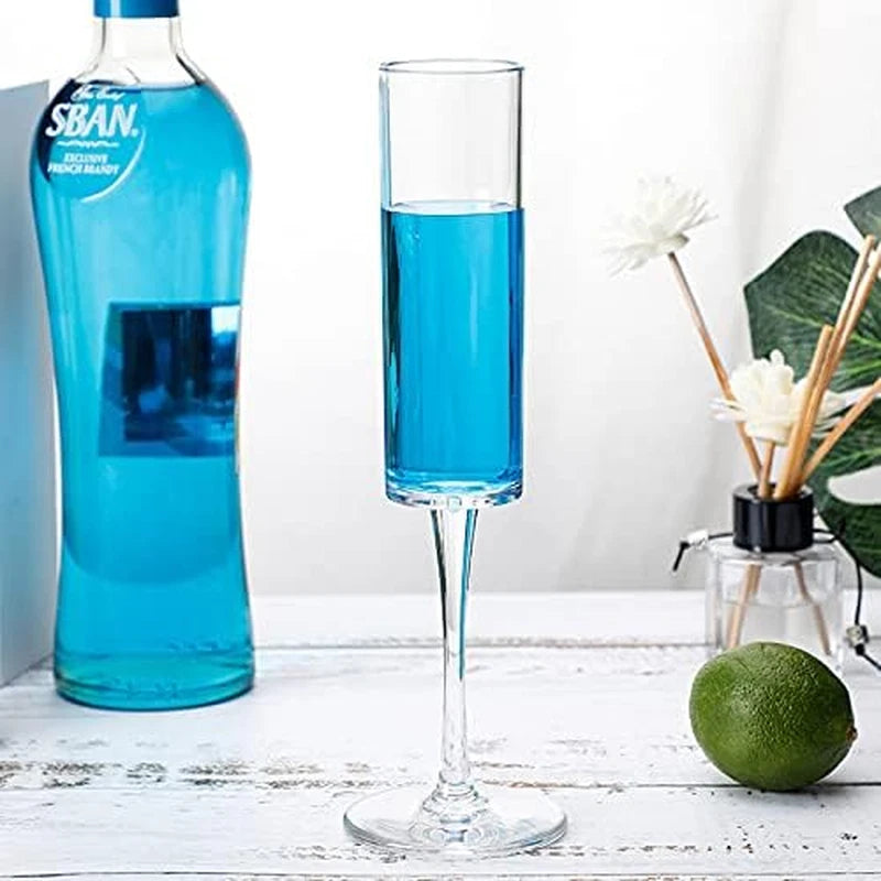 Set of 8 Acrylic Champagne Flutes, 6 Oz Unbreakable Champagne Glasses Reusable C | eBay