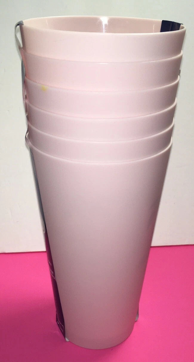 LIFE IS GOOD PINK TROPICAL 🌴 PALMS~FLOWER 🌸 DESIGN 6 PK PLASTIC CUPS 34Ozs NWT | eBay