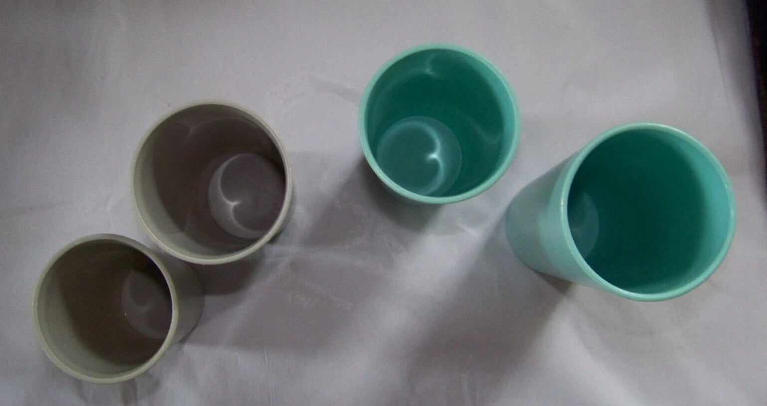 4 pcs. Vintage Tupperware #115 #107. Tumblers Cups Glasses 5-6.5" Tall | eBay