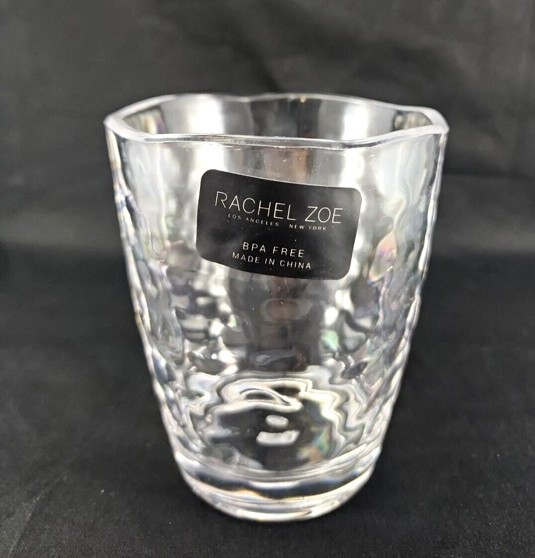 Rachel Zoe BPA Free Clear Acrylic Crystal Tumblers Set Of 6 | eBay