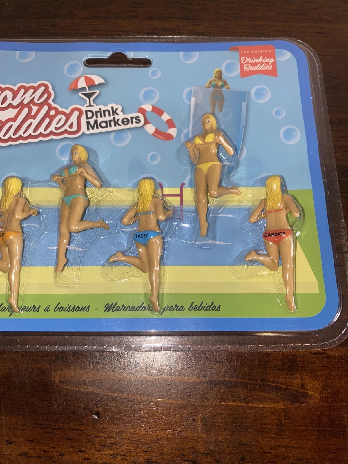 NPW Drinking Bosom Buddies Cocktail Wine Glass Markers, Set Of Six | eBay