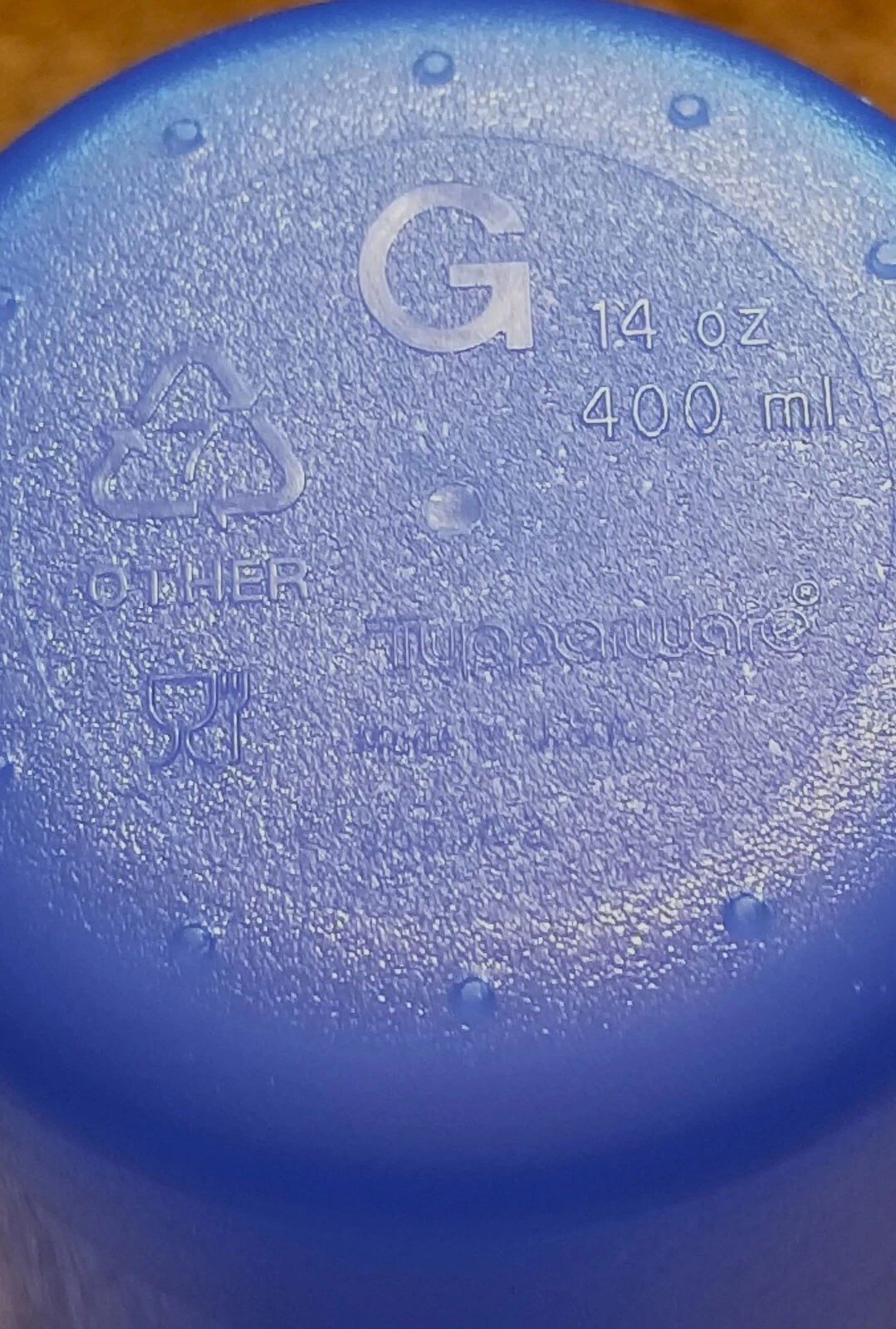 Set of 6-Tupperware 2 Jazzy Celebration 14 Oz Geo-Embossed Tumblers Blue | eBay