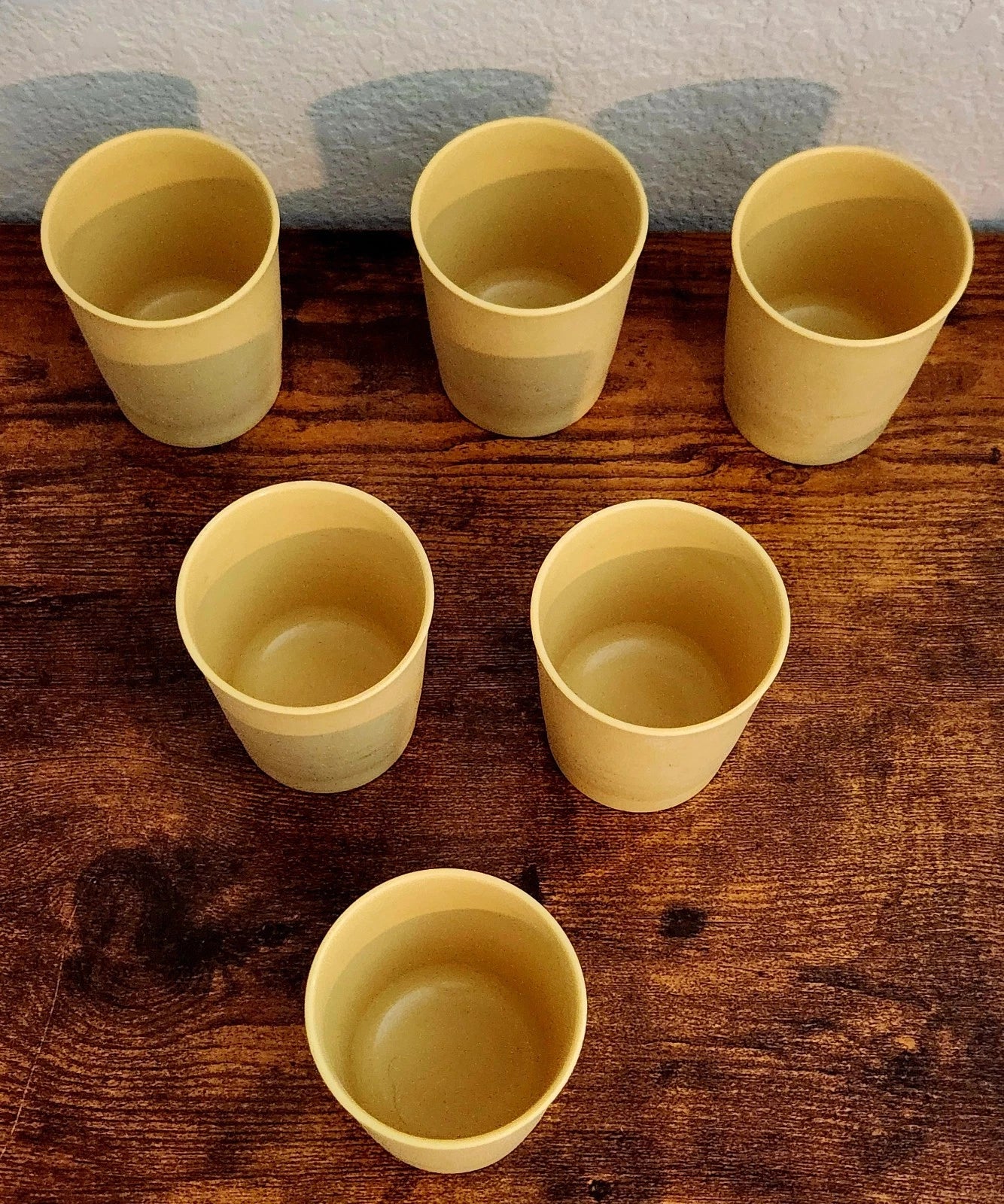 Tupperware Tumblers #1251 Set of 6 Harvest Gold 6oz Juice Cups Vintage | eBay