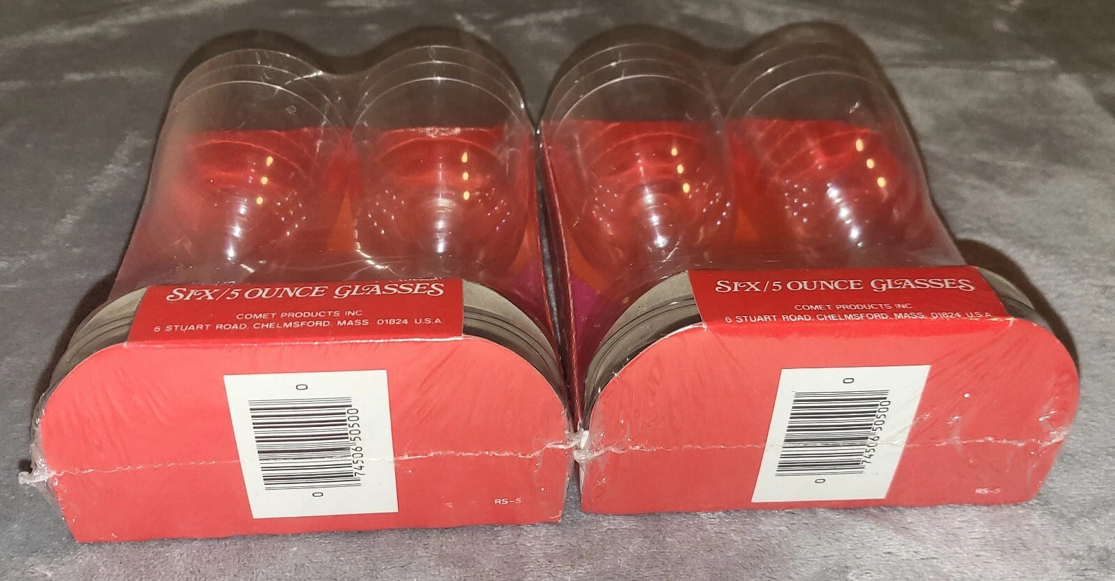 Vintage COMET Classicware 2 Sets of Six 5 Ounce Elegant Plastic Wine Glasses NEW | eBay