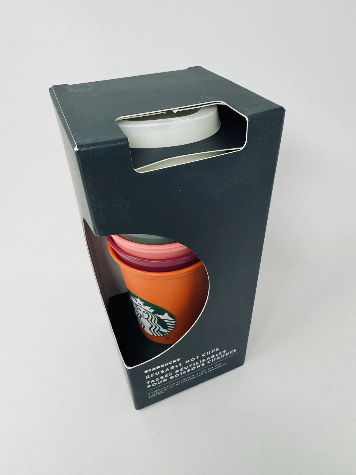 Starbucks Fall Colors 2022 Set Of 6 Reusable Hot Cups 16oz BPA Free | eBay
