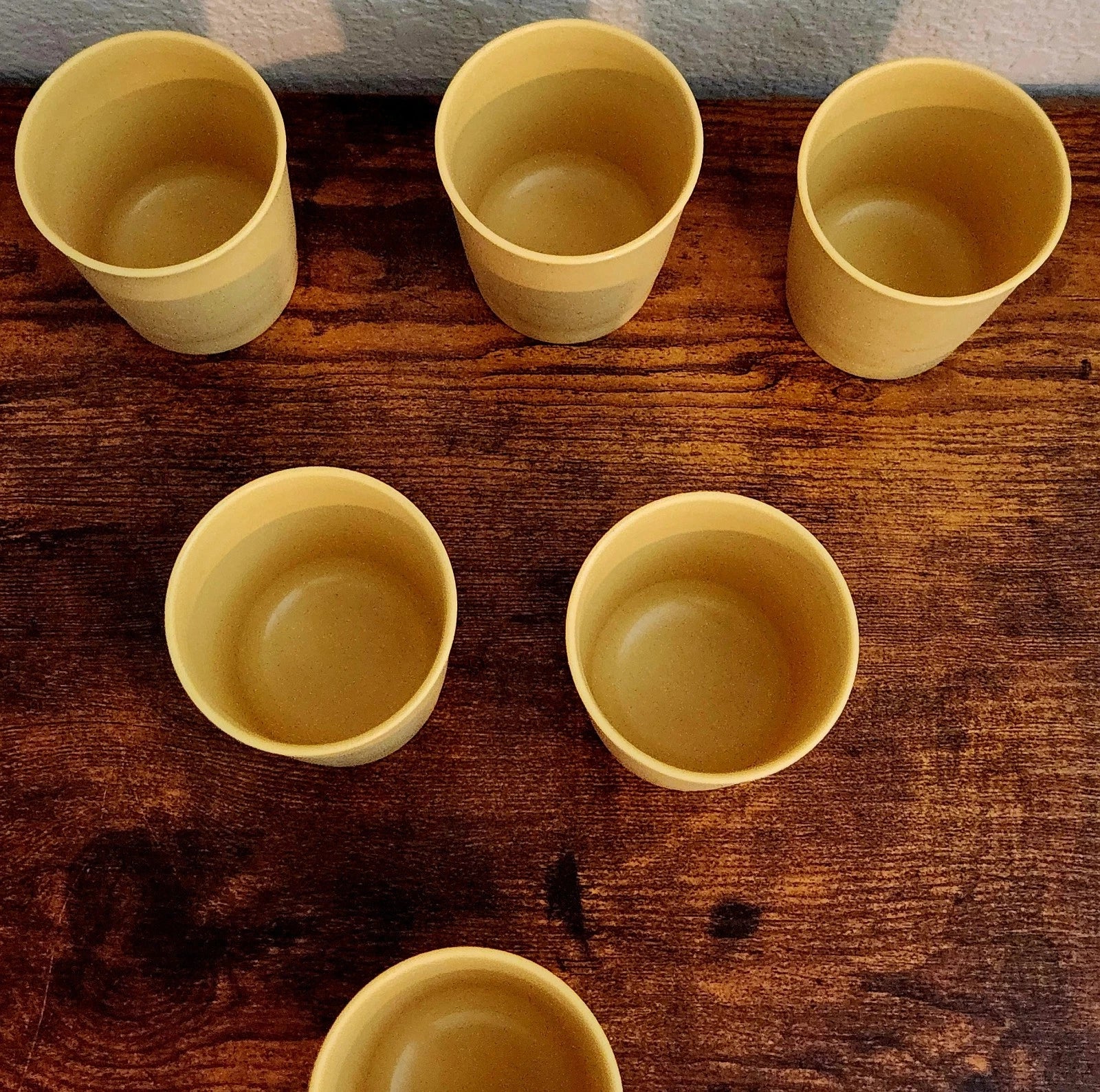 Tupperware Tumblers #1251 Set of 6 Harvest Gold 6oz Juice Cups Vintage | eBay