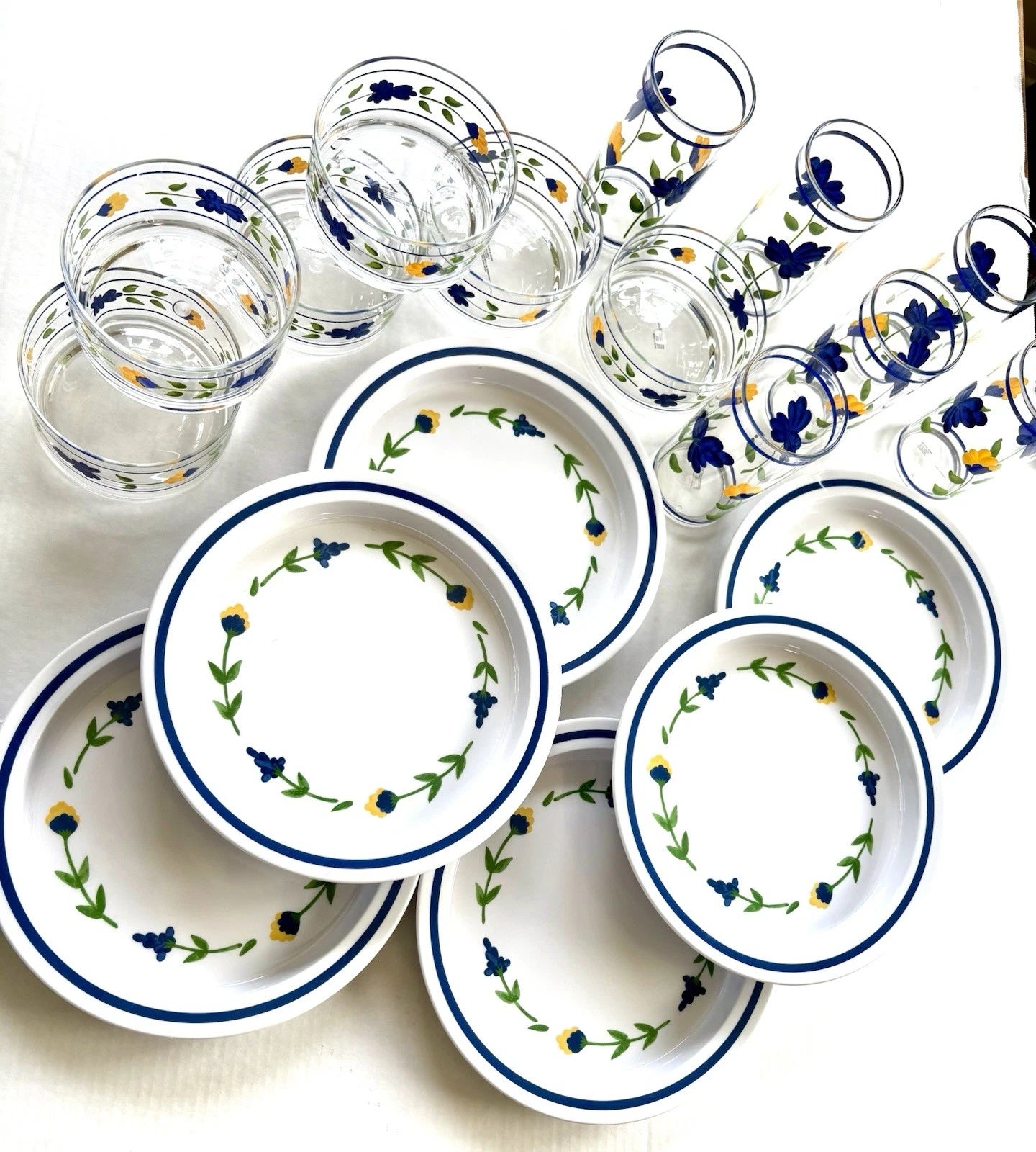 Set of *6* Dansk SAN NICOLO Plastic Plates, Bowls AND Tumblers -Great cond.-HTF! | eBay
