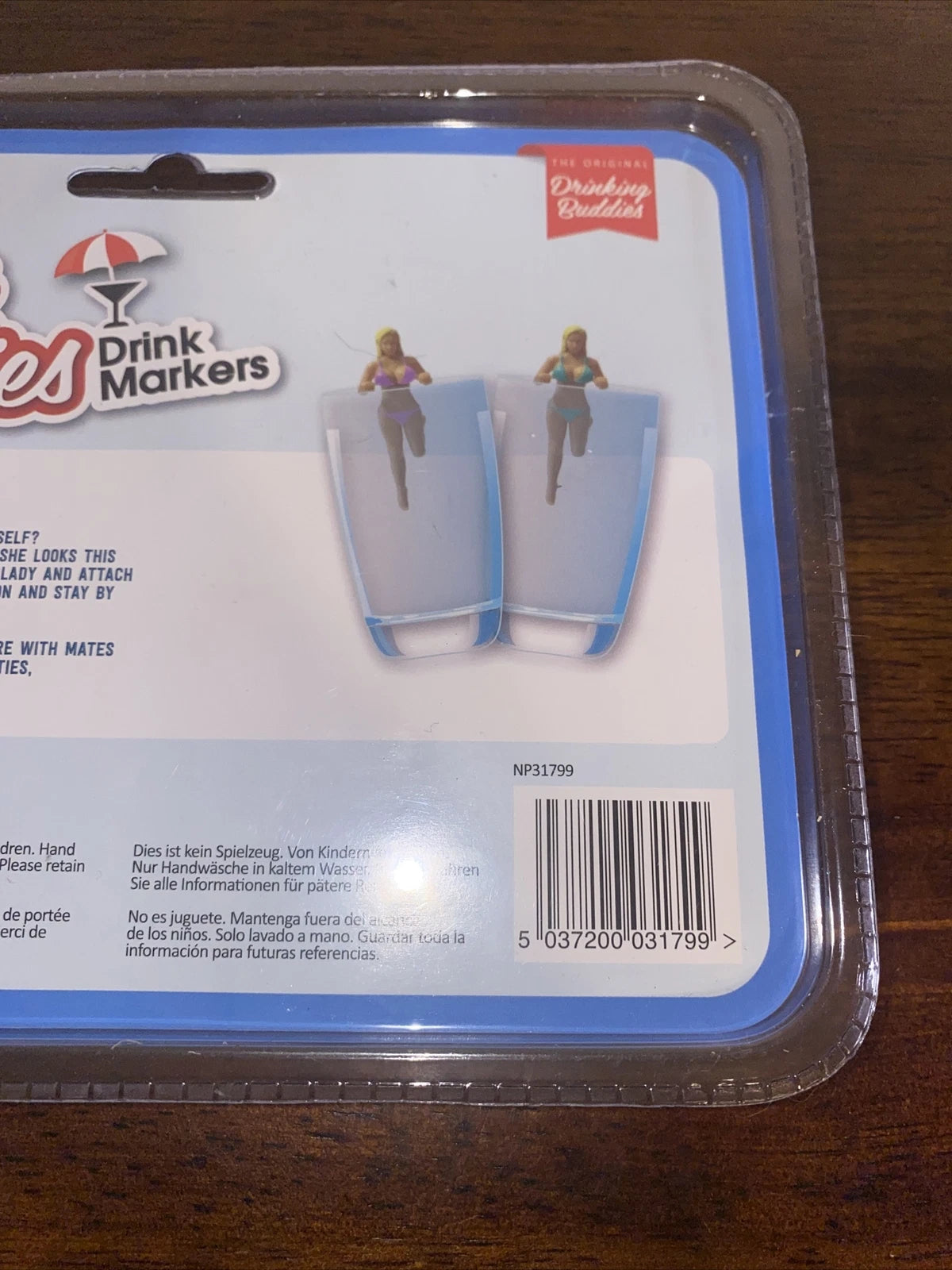 NPW Drinking Bosom Buddies Cocktail Wine Glass Markers, Set Of Six | eBay