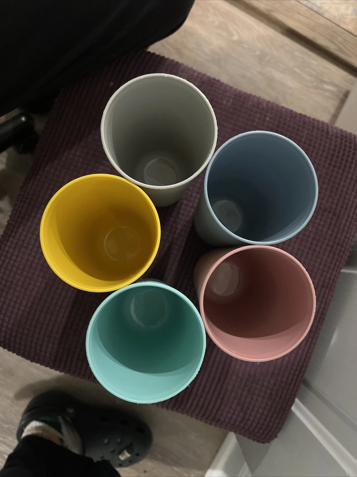 Vintage Tupperware Tumblers 12oz 6 1/2 Tall Cups Set Of 5 | eBay