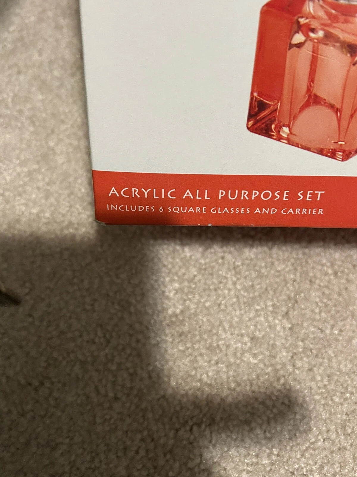 Vintage Coral Isle Set Of 6 Acrylic Glasses With Tray & Swizzle Stix Colorful | eBay