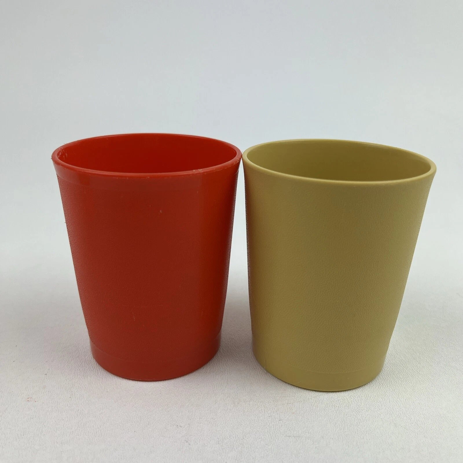 6 VTG Tupperware 1251 Plastic Cups Tumblers Kids Harvest Red Orange Green YLW | eBay