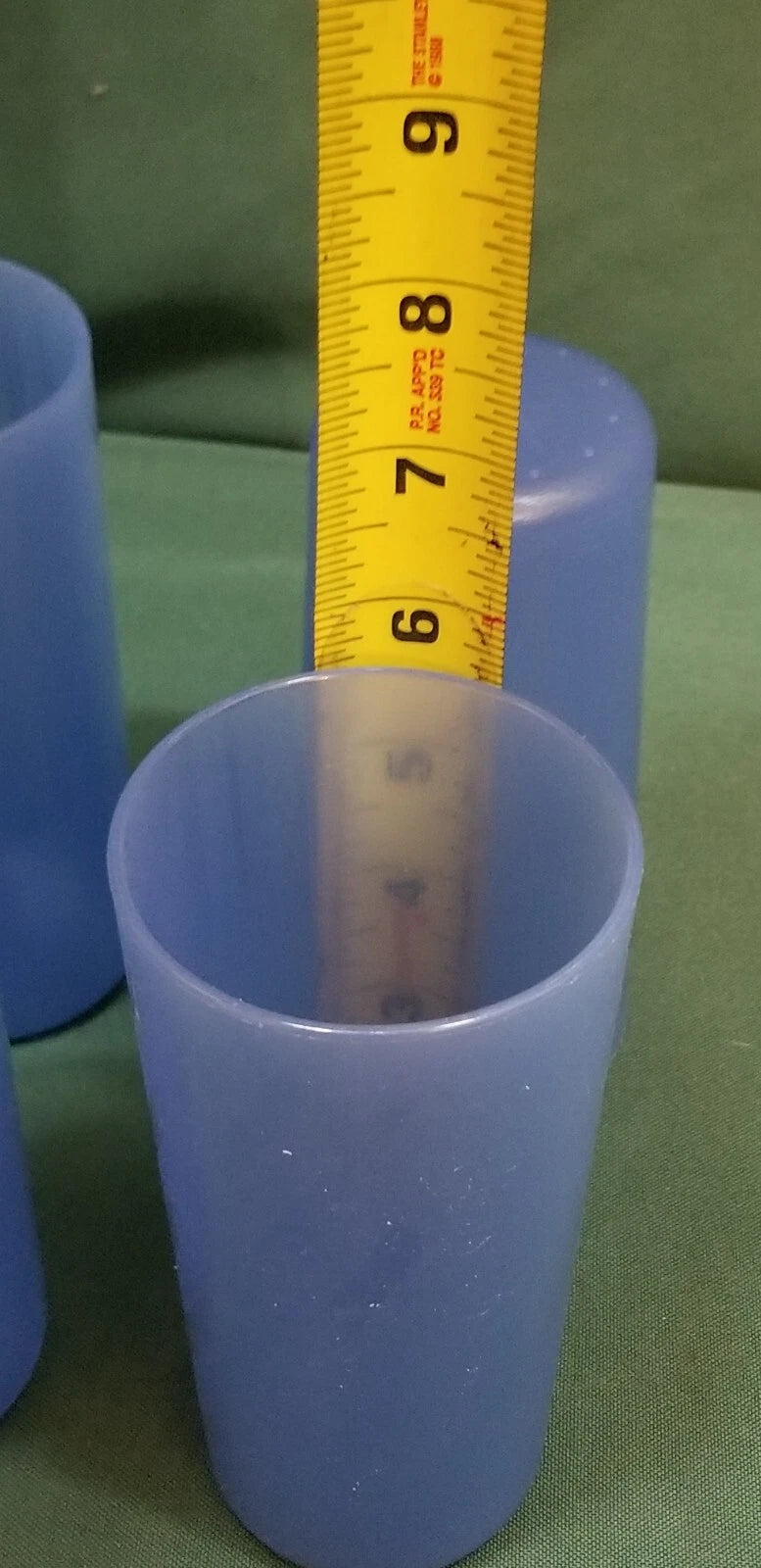 Set of 6-Tupperware 2 Jazzy Celebration 14 Oz Geo-Embossed Tumblers Blue | eBay