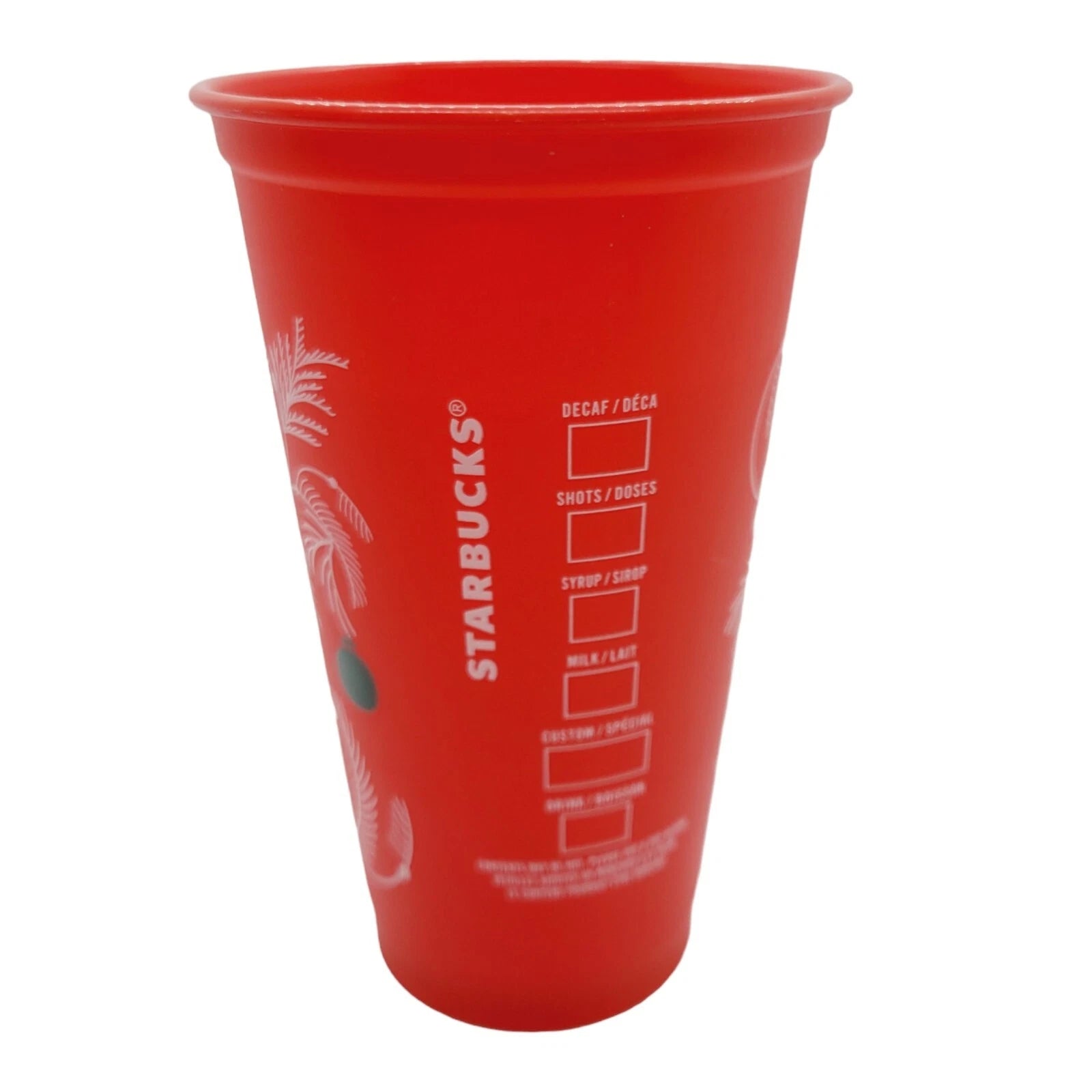 6 Starbucks 2022 Holiday Glasses Color Changing Reusable Cold Hot 16oz Plastic | eBay